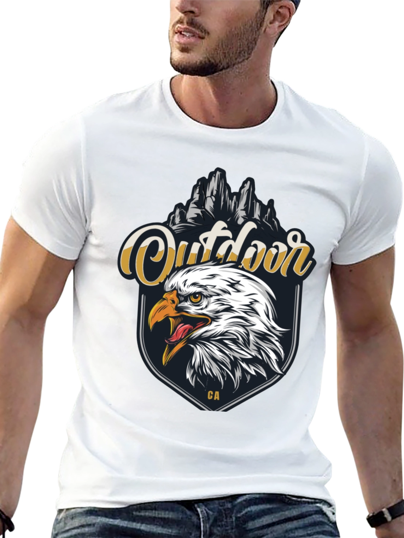 Outdoor Eagle Graphic T-Shirt
