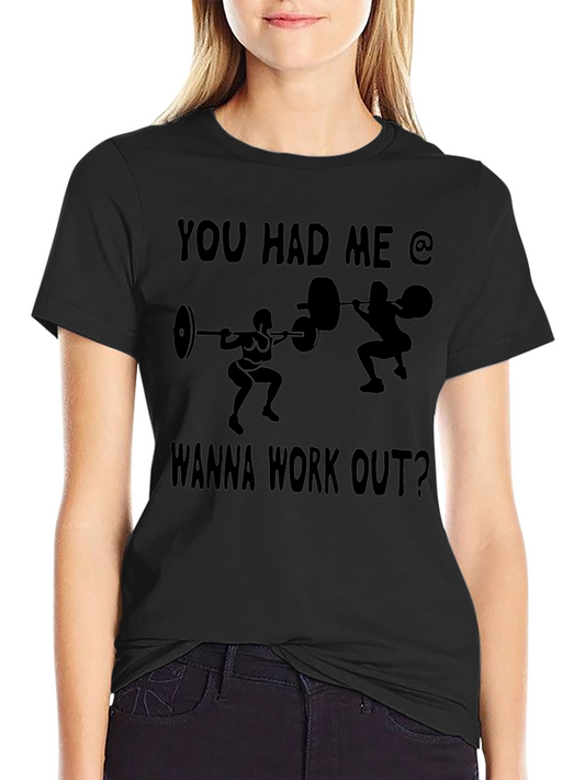 Workout Motivation Black Graphic Tee