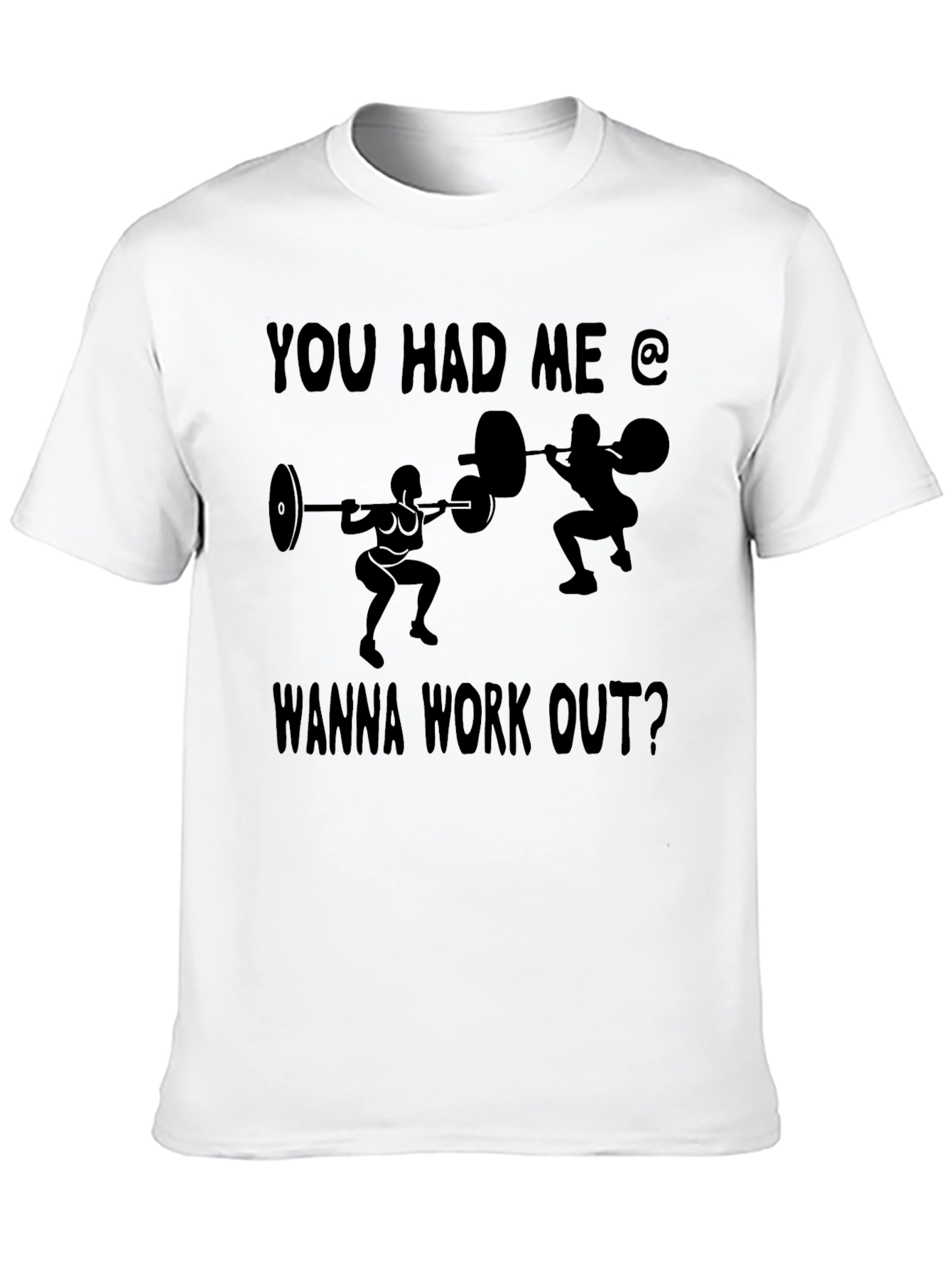Workout Motivation Black Graphic Tee