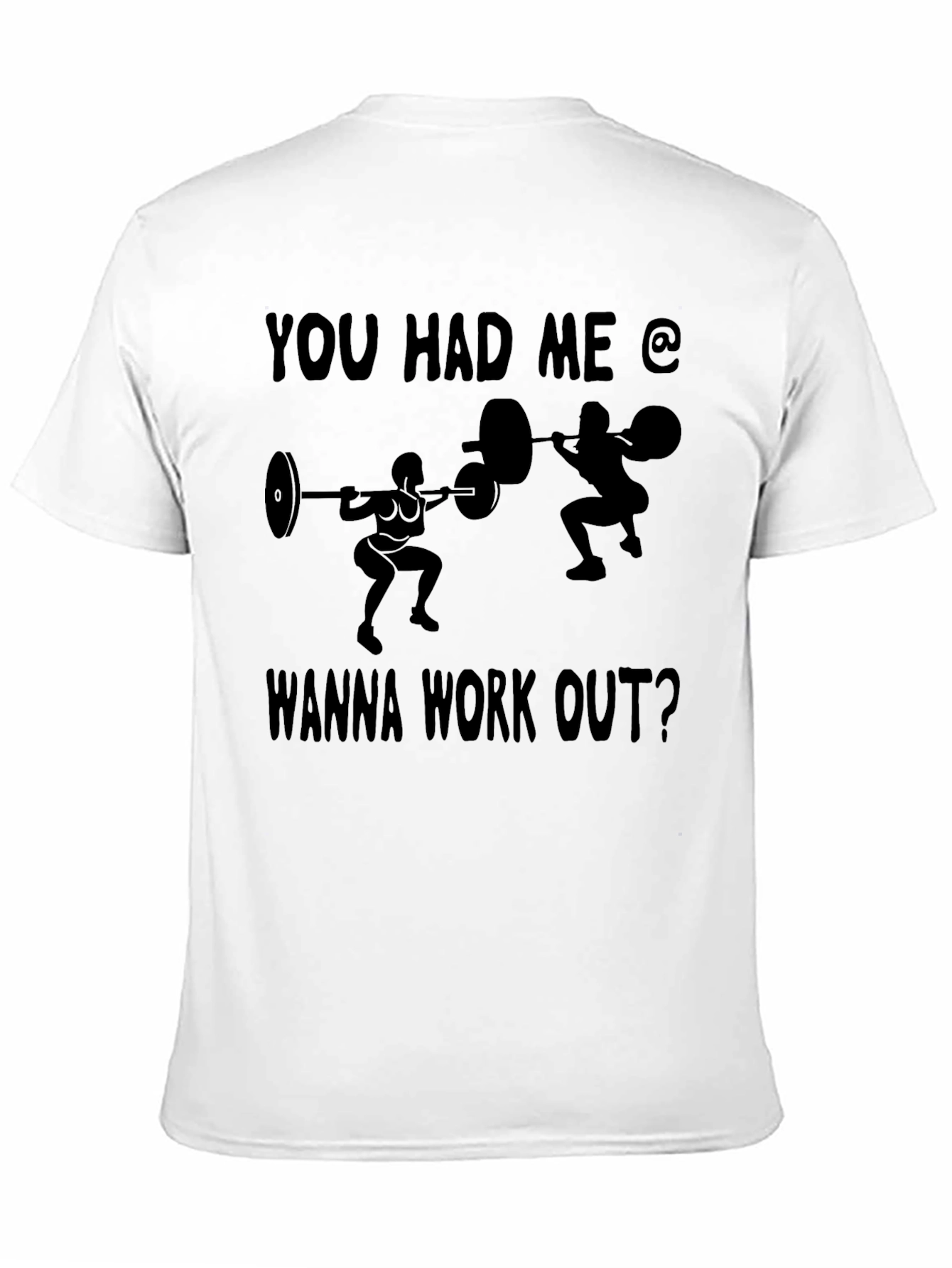 Workout Motivation Black Graphic Tee