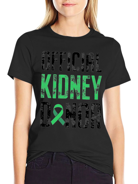 Official Kidney Donor T-Shirt - Organ Donation Awareness Tee
