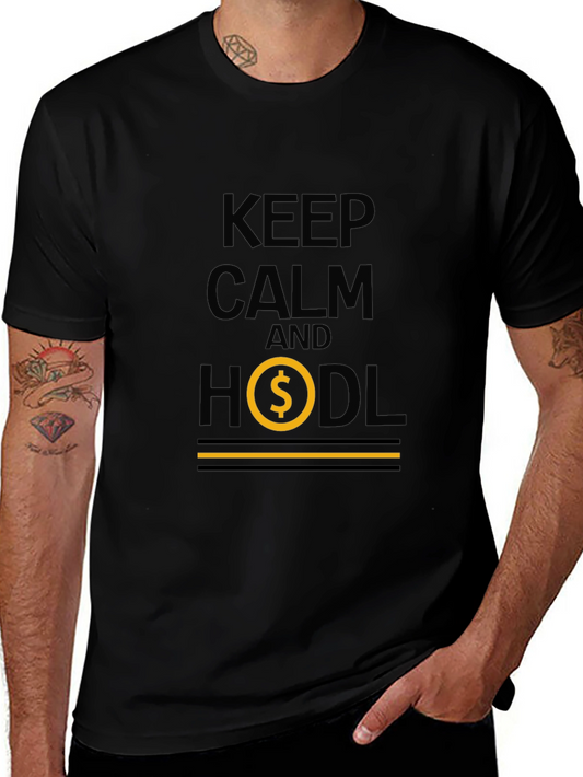Keep Calm and HODL Crypto T-Shirt