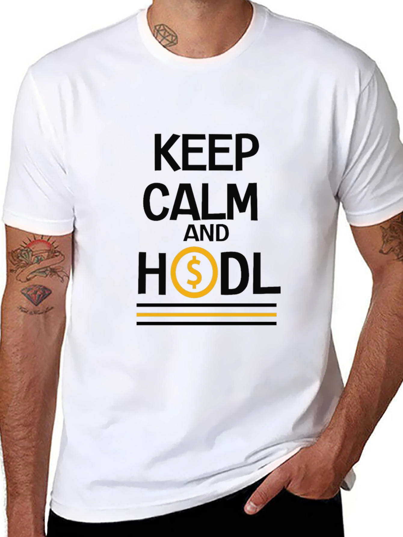 Keep Calm and HODL Crypto T-Shirt