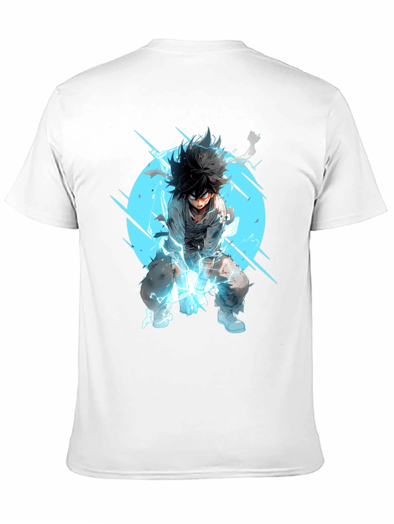 Anime Hero Black T-Shirt