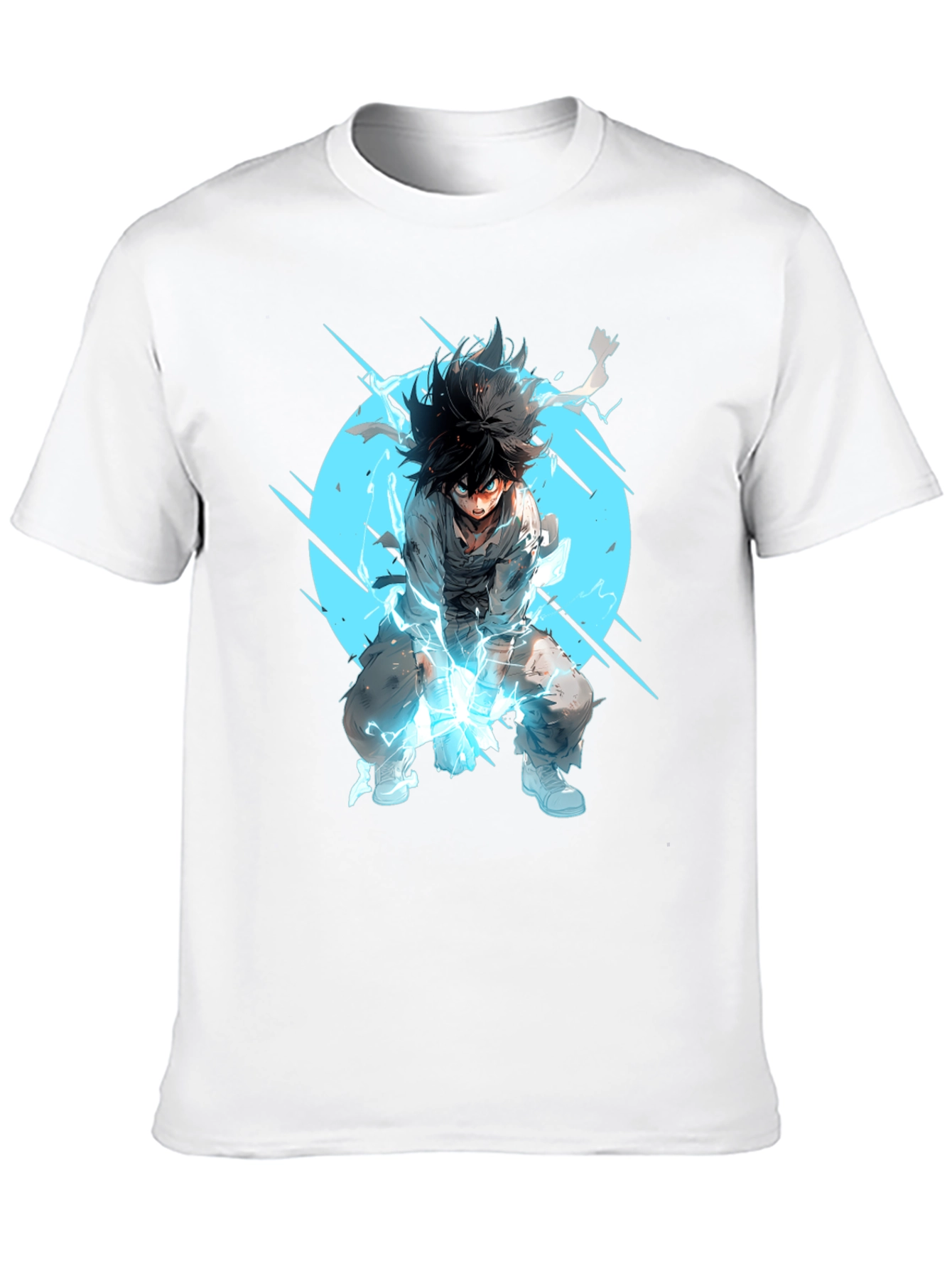 Anime Hero Black T-Shirt