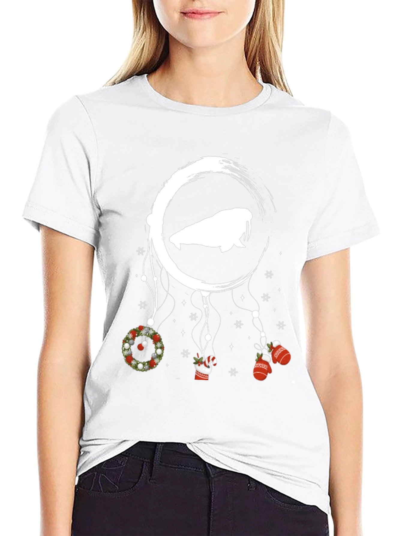 Festive Walrus Dreamcatcher T-Shirt