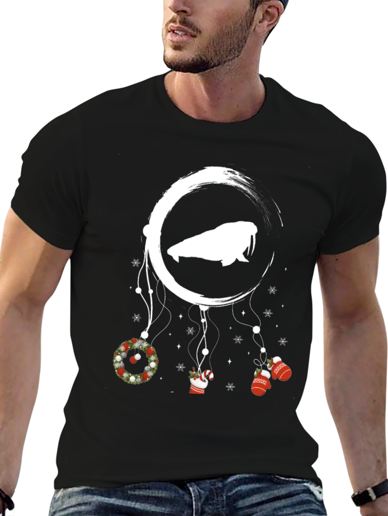 Festive Walrus Dreamcatcher T-Shirt