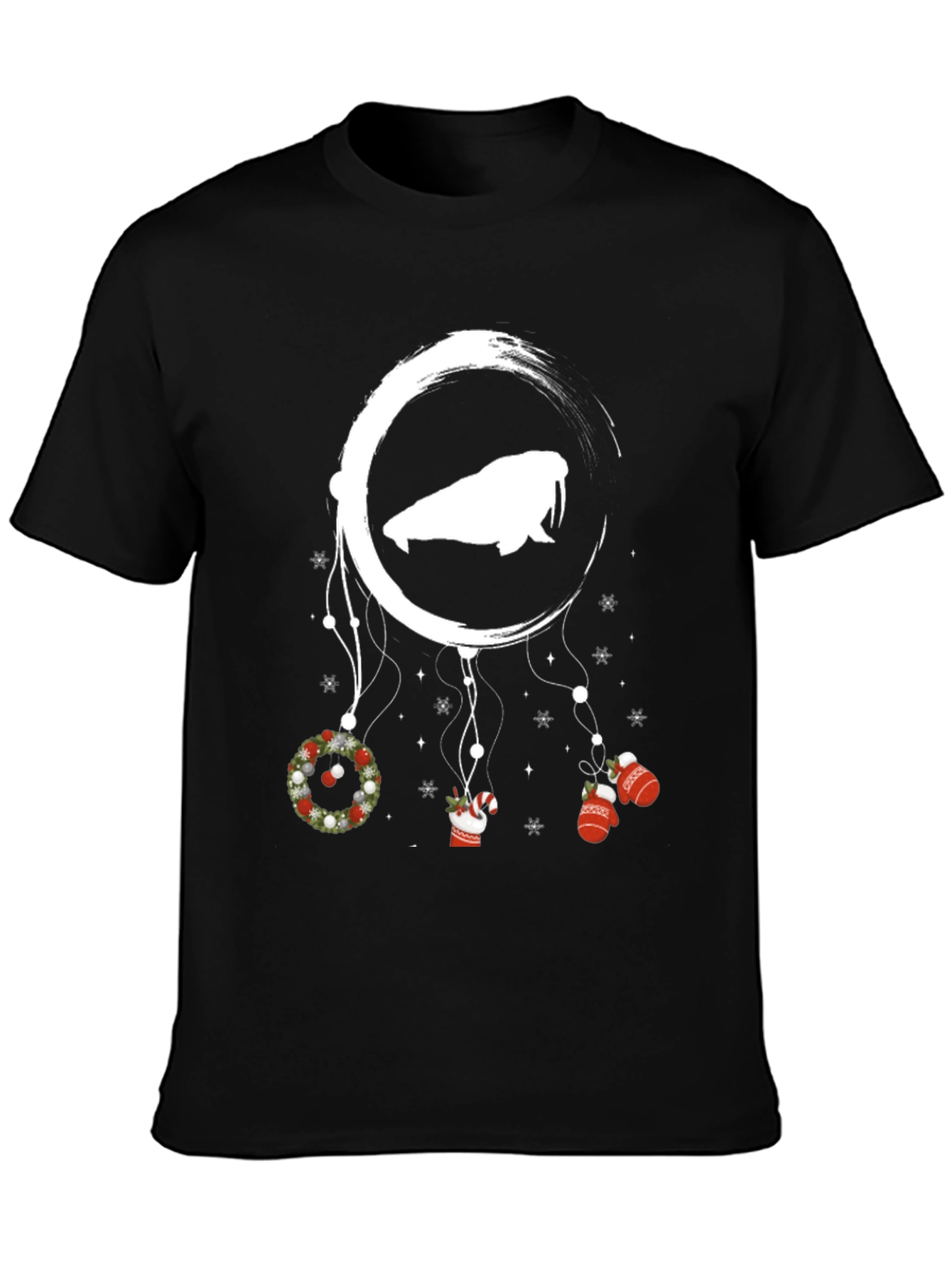 Festive Walrus Dreamcatcher T-Shirt