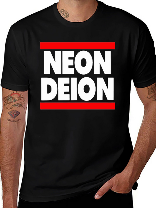 Neon Deion Graphic Tee - Retro Style