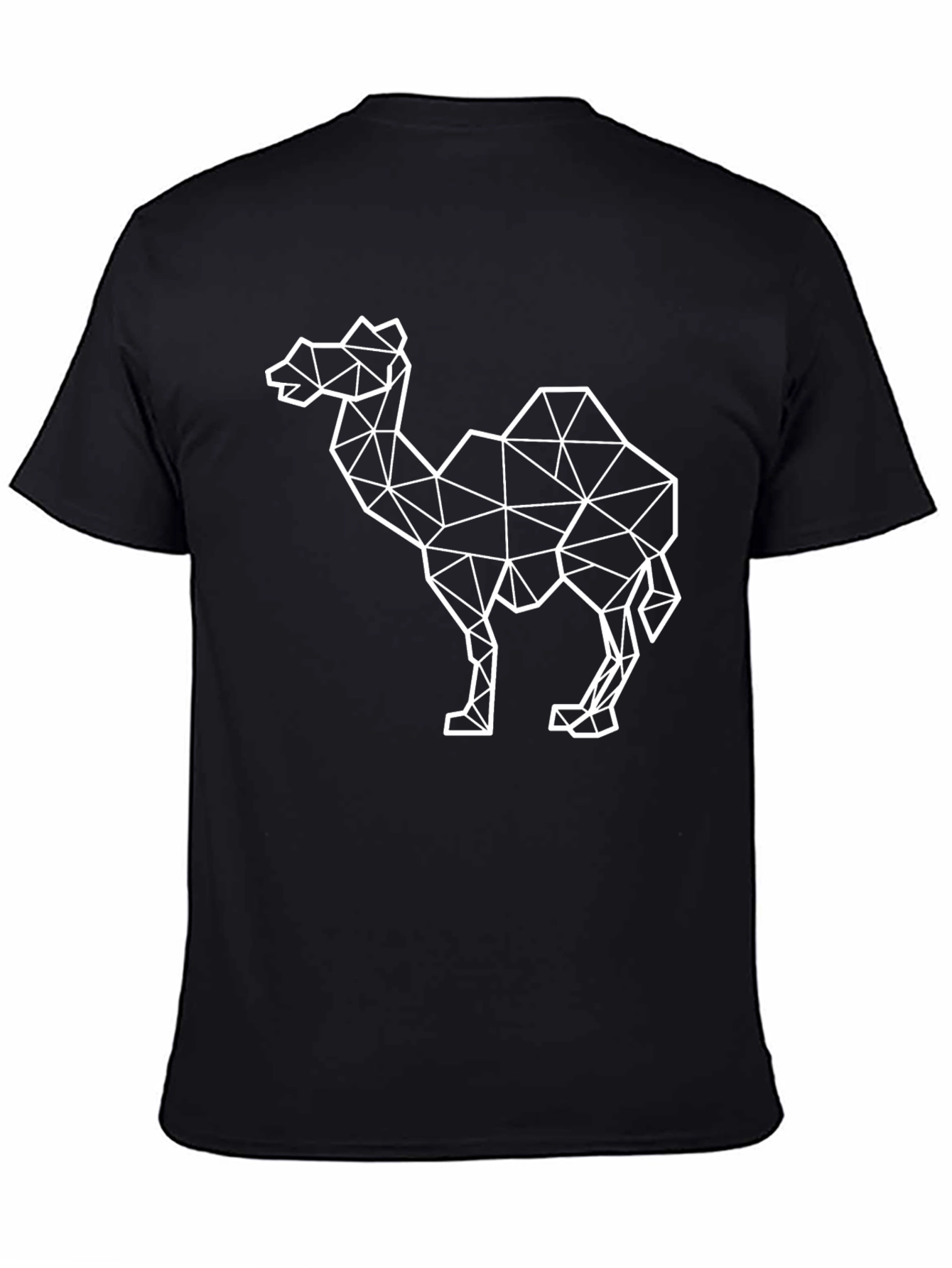 Geometric Camel Graphic Tee - Modern Desert Style