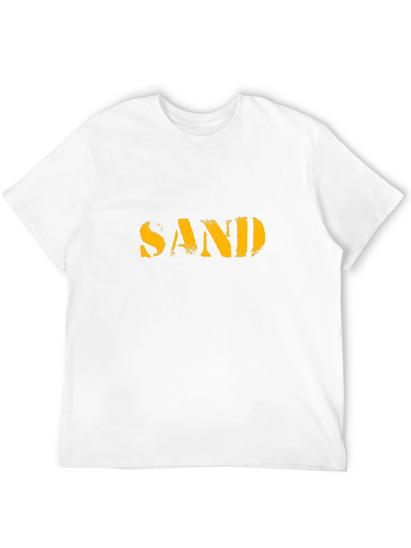 SAND Graphic Tee - Military Style - Black Cotton