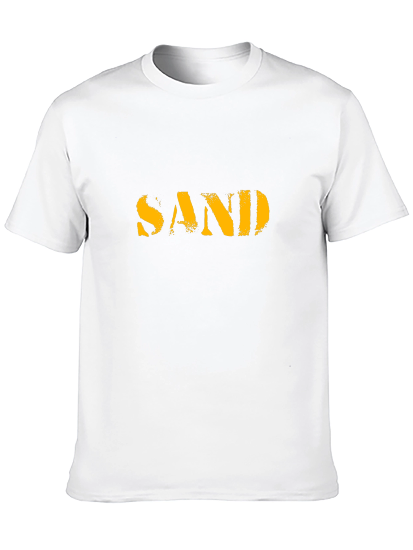 SAND Graphic Tee - Military Style - Black Cotton
