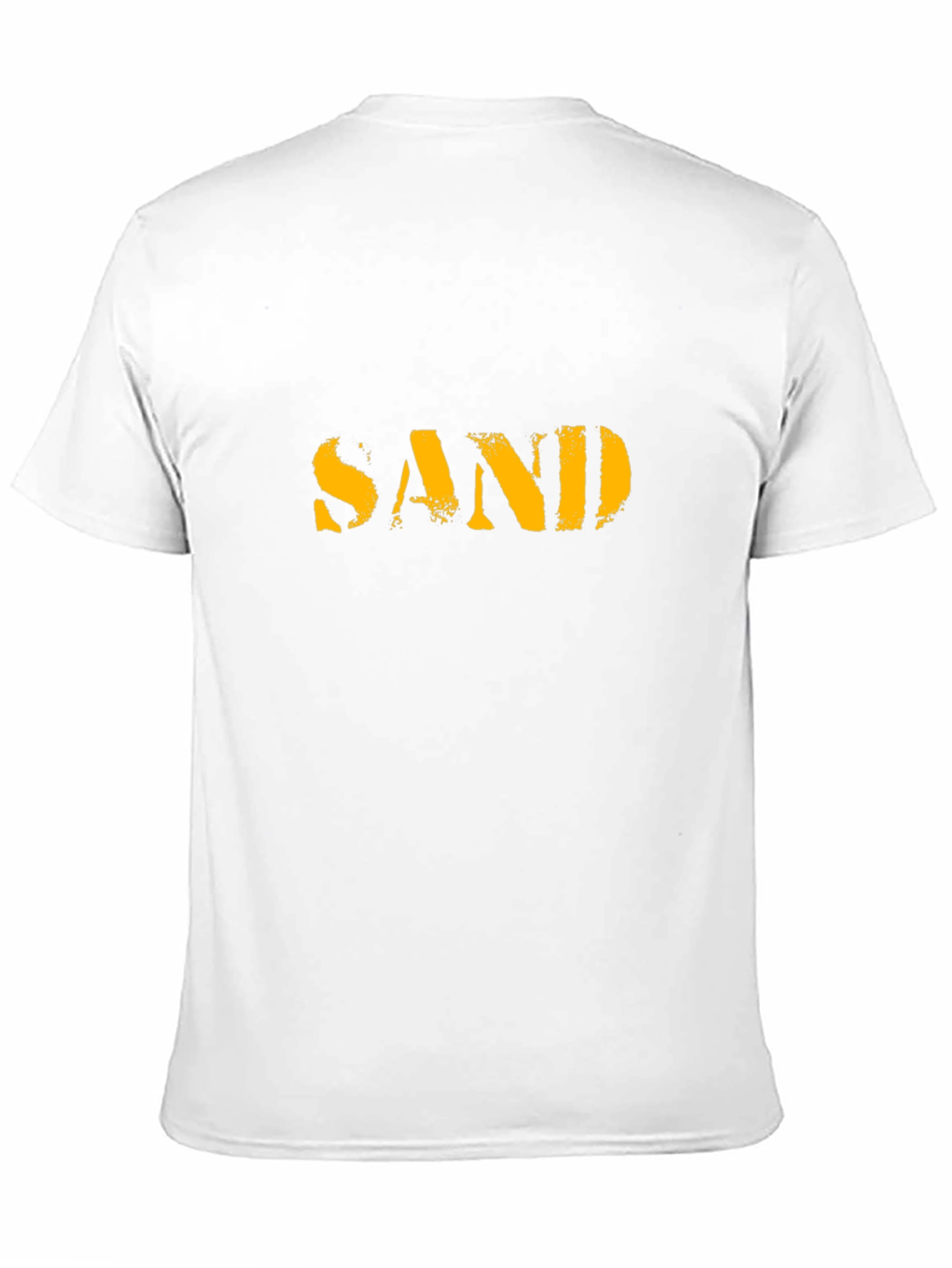 SAND Graphic Tee - Military Style - Black Cotton