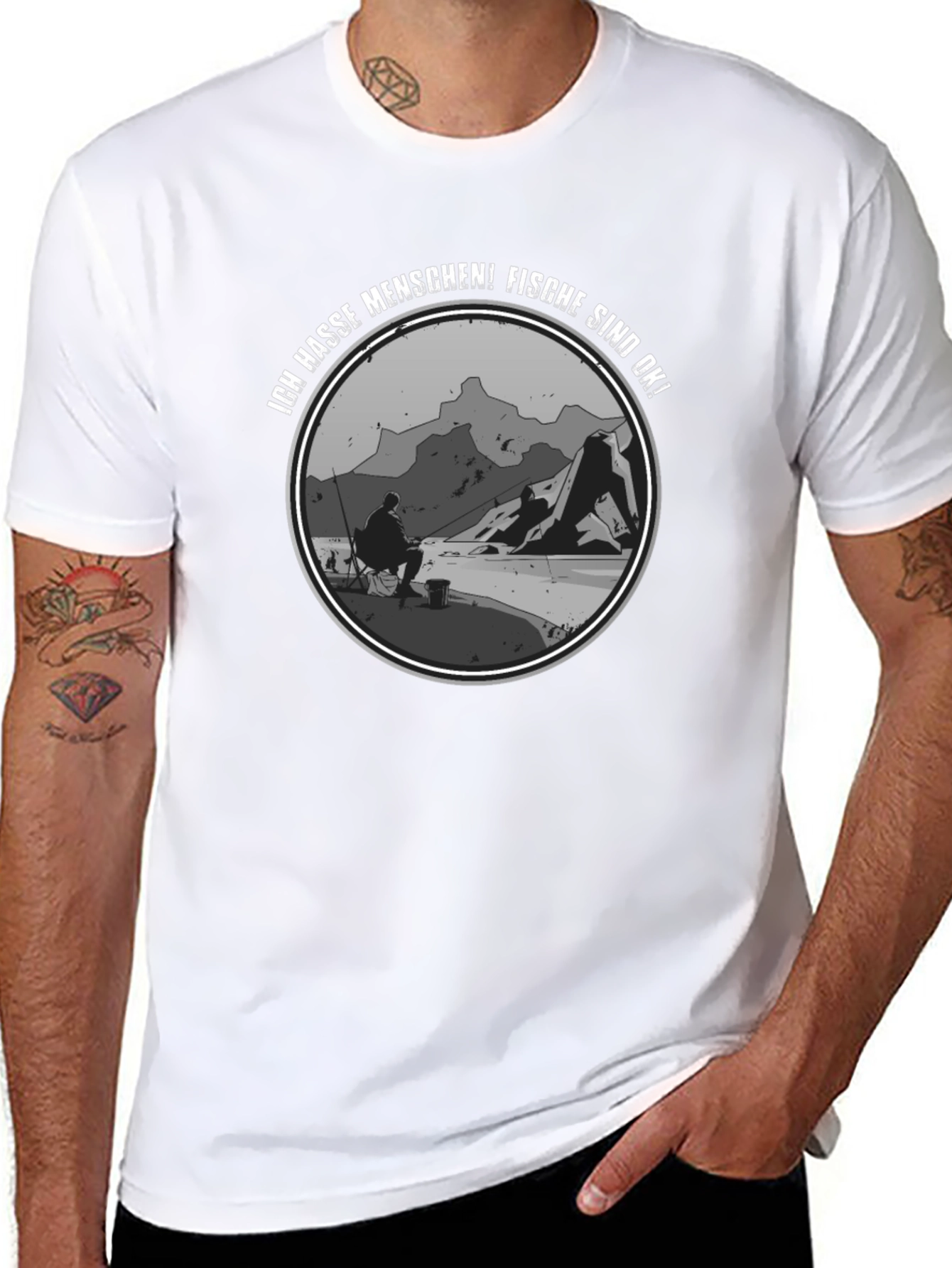 I Hate People Fishing T-Shirt