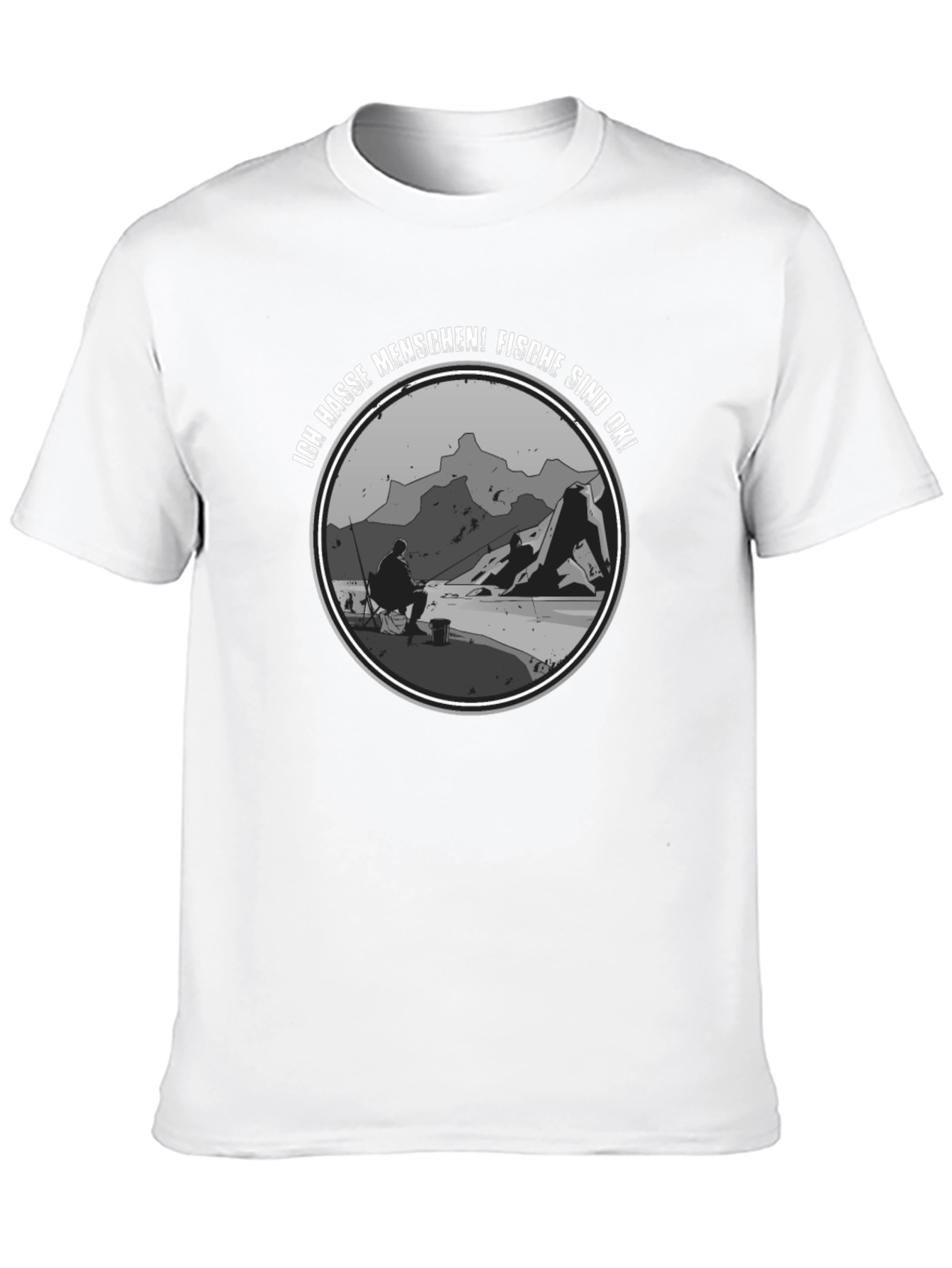 I Hate People Fishing T-Shirt