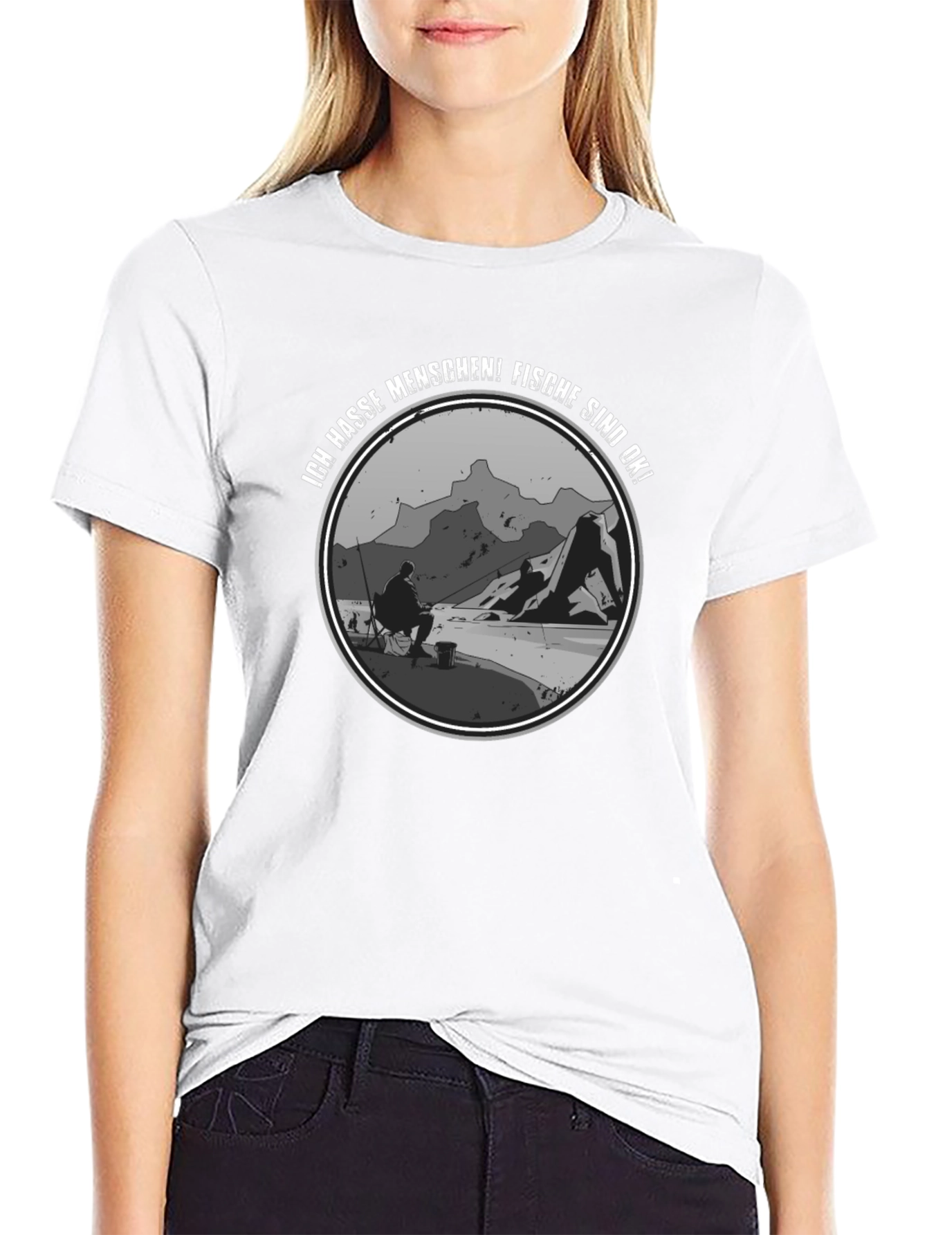 I Hate People Fishing T-Shirt