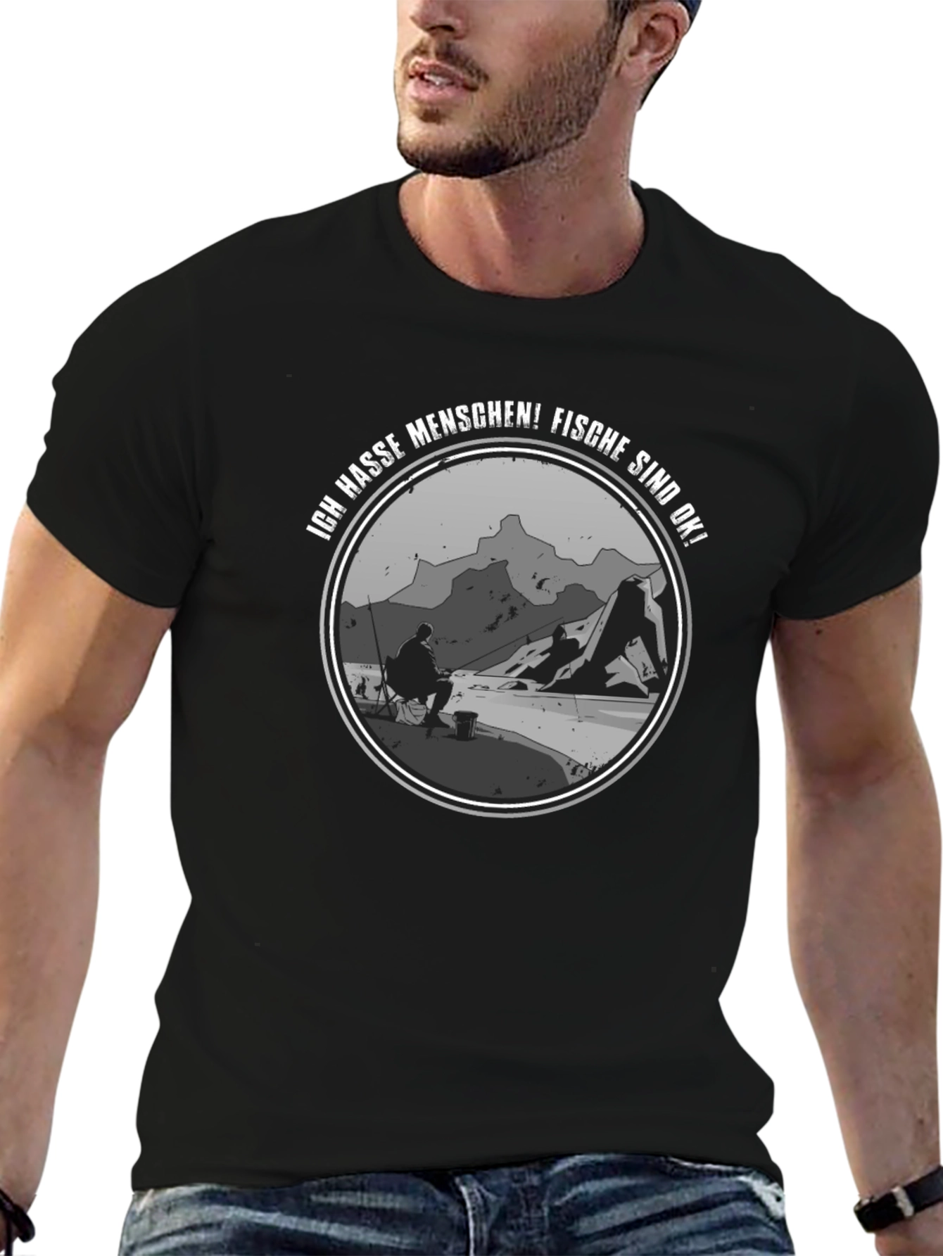 I Hate People Fishing T-Shirt