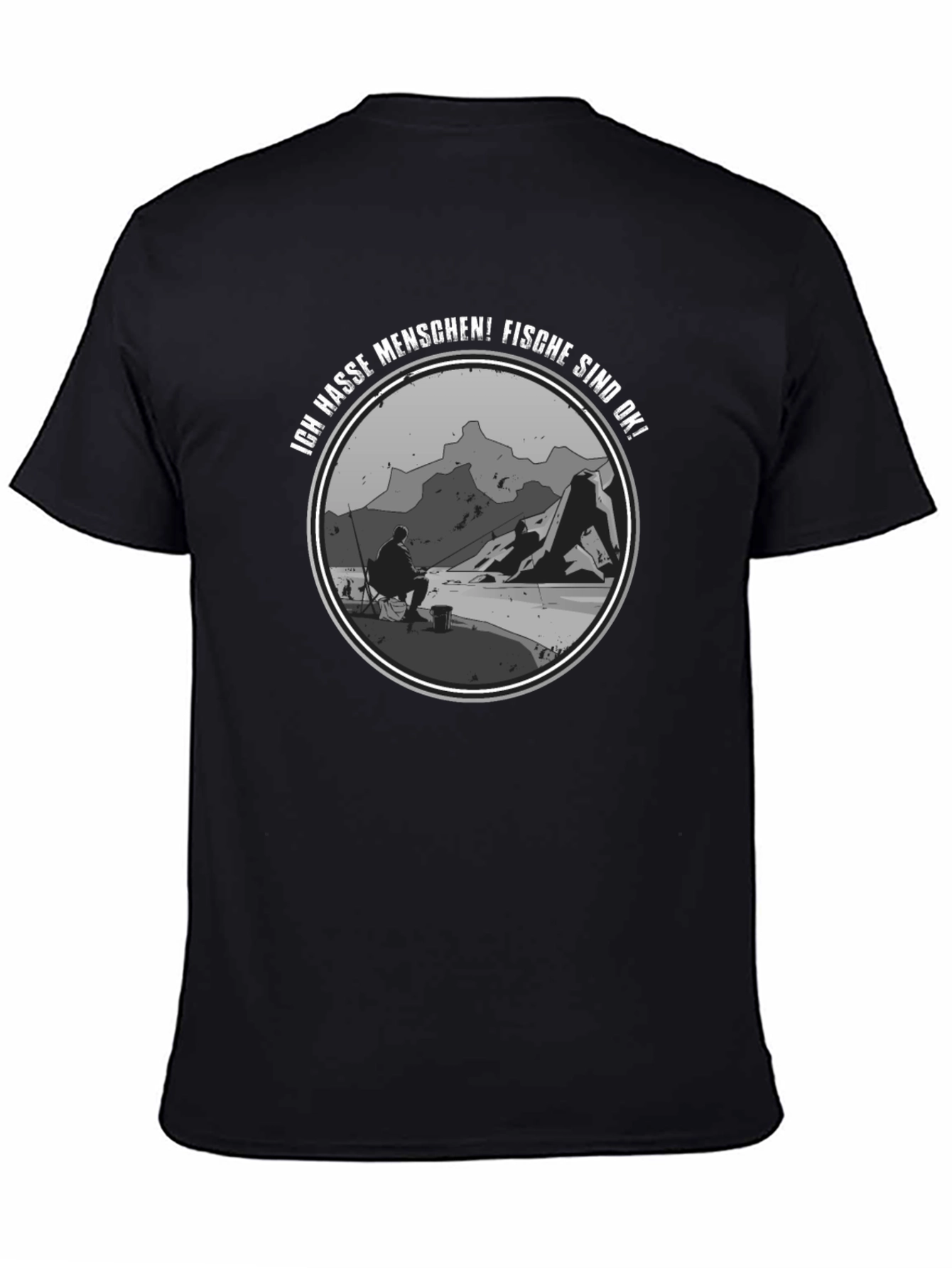 I Hate People Fishing T-Shirt