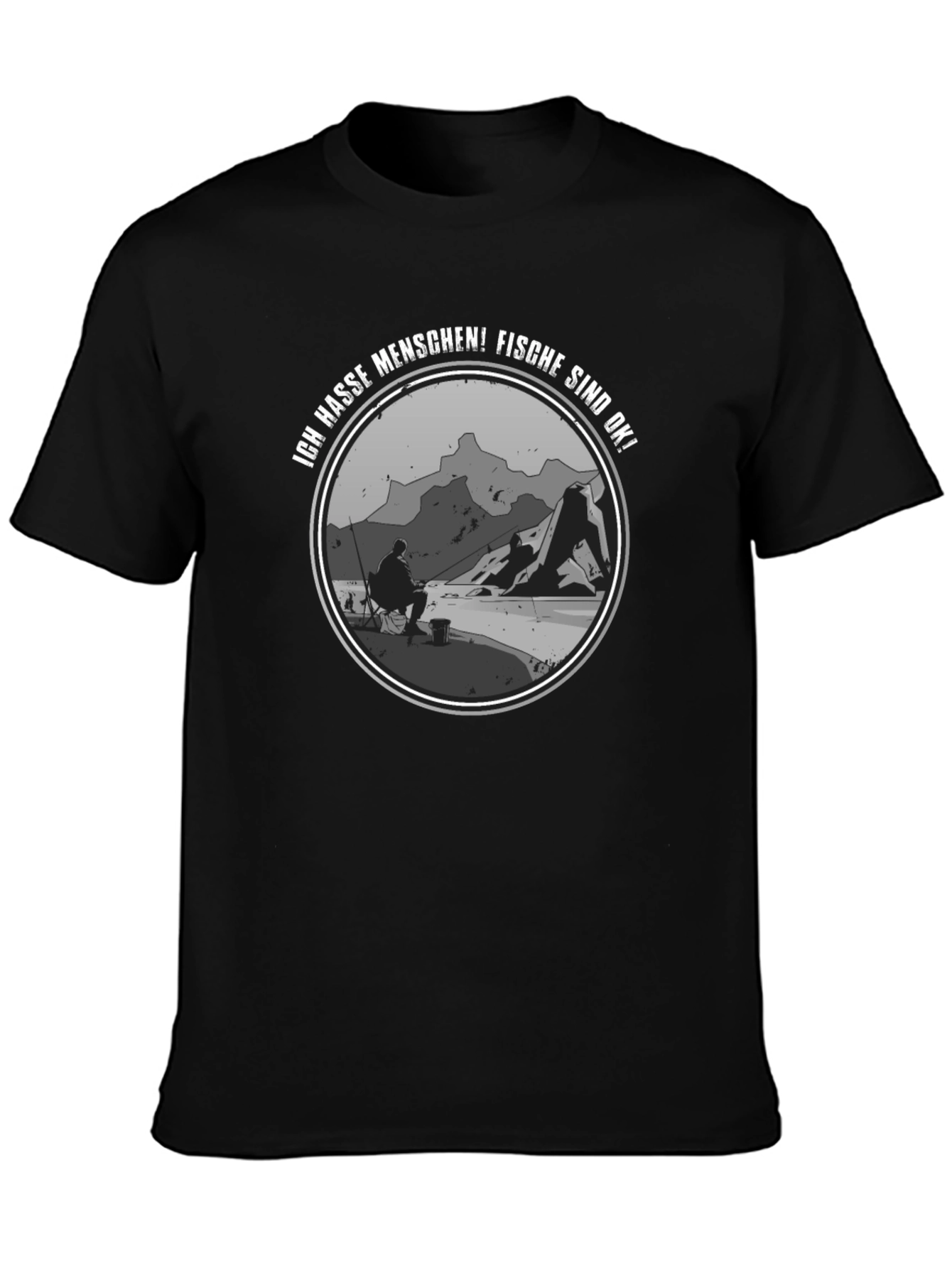 I Hate People Fishing T-Shirt