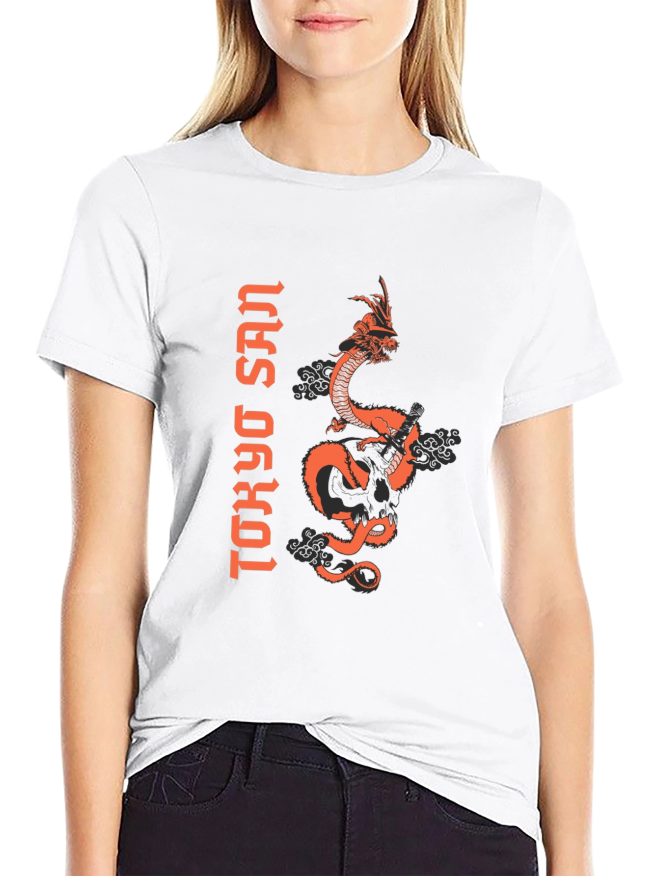 Tokyo San Dragon Graphic Tee - Mens