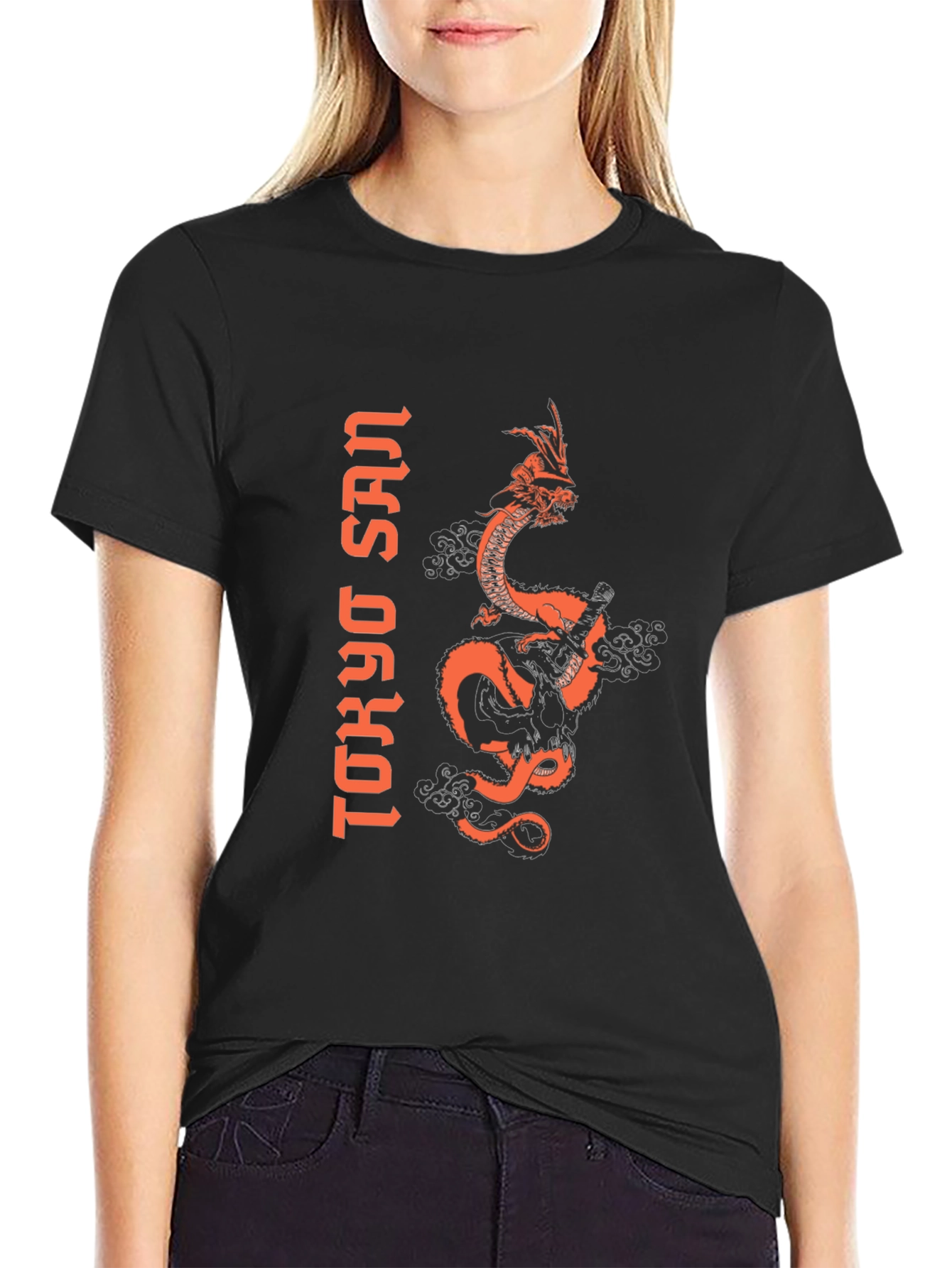 Tokyo San Dragon Graphic Tee - Mens
