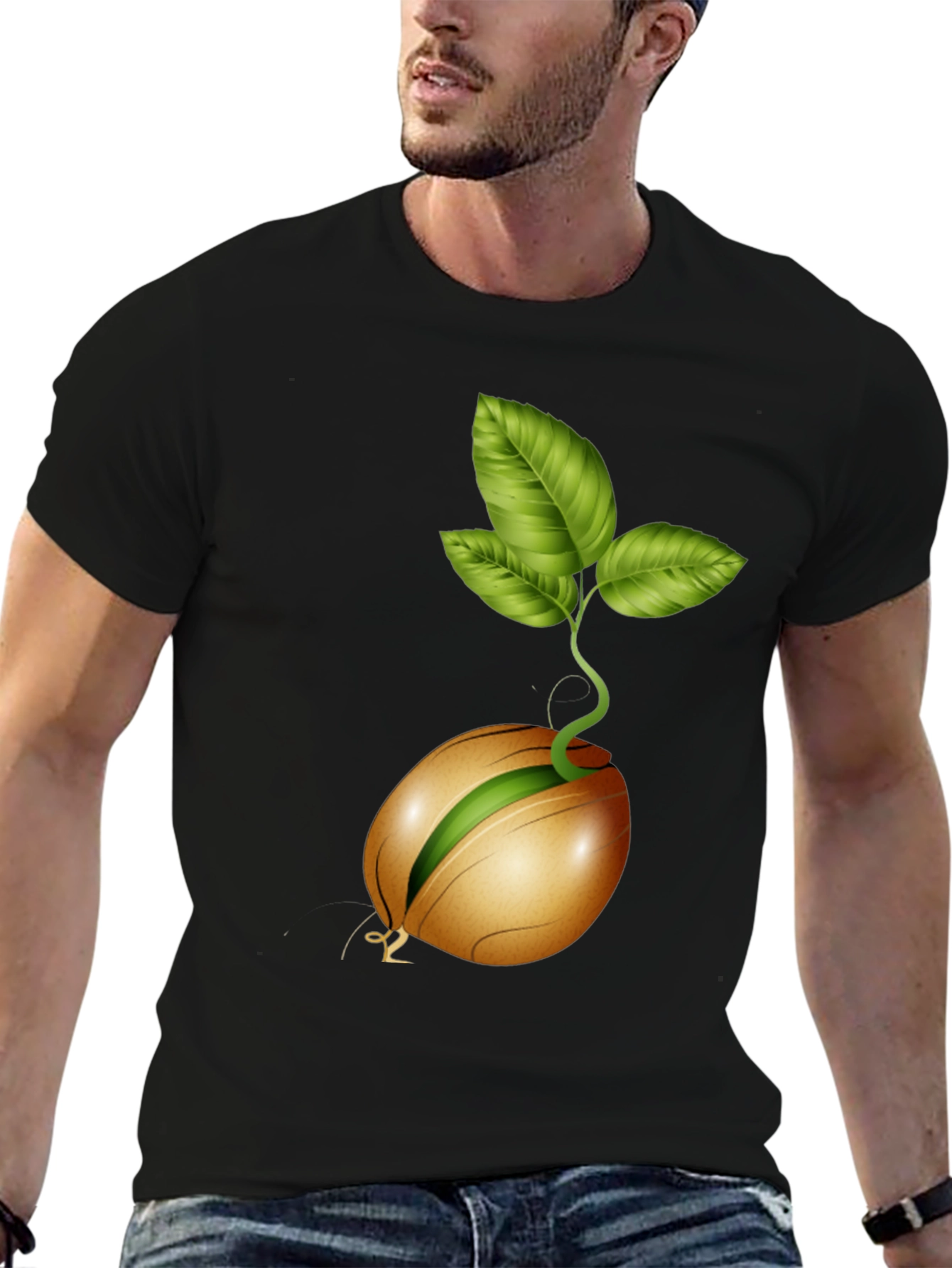 Sprouting Seed Graphic Tee - Organic Style