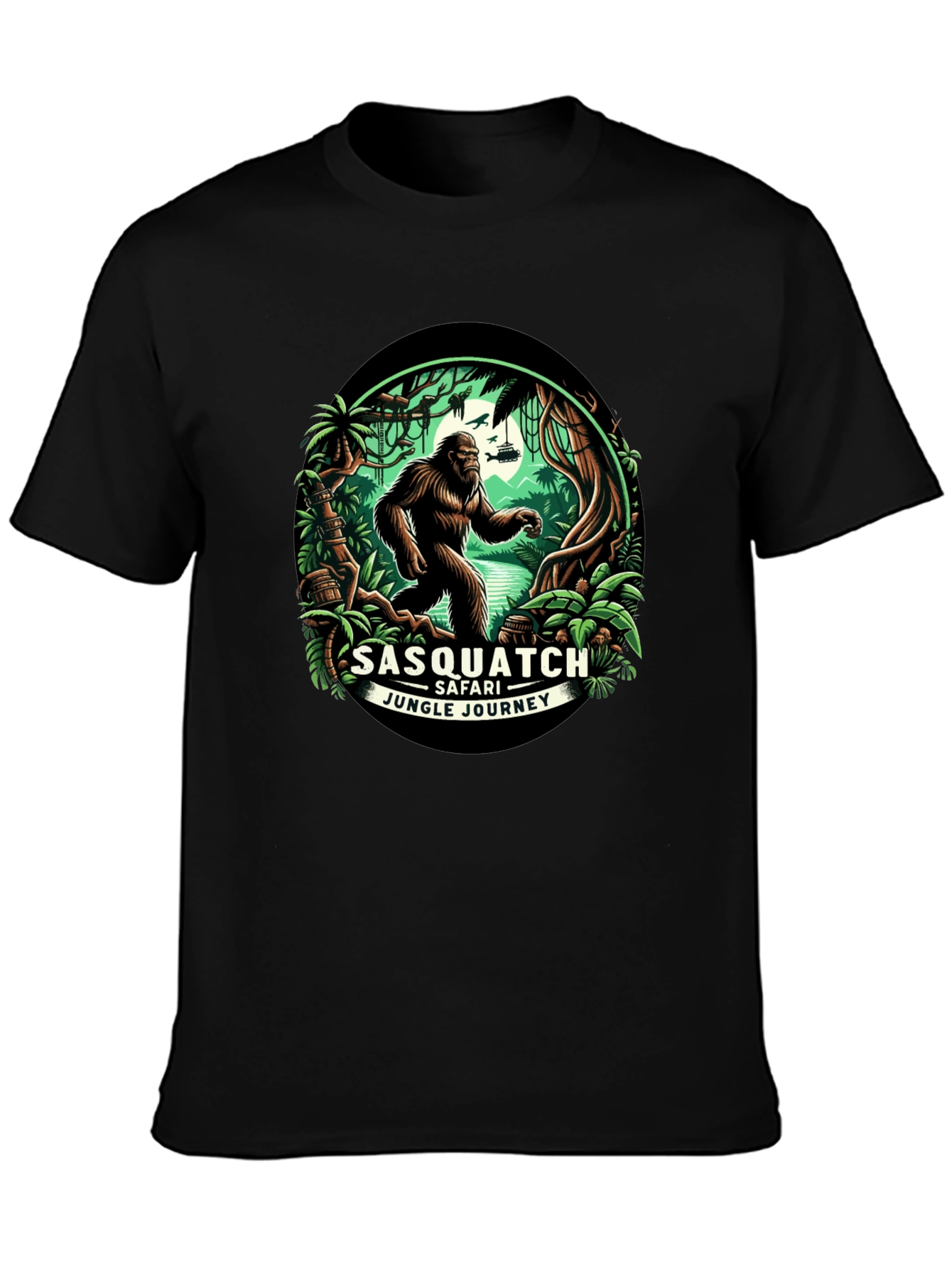 Sasquatch Safari T-Shirt - Jungle Adventure Tee