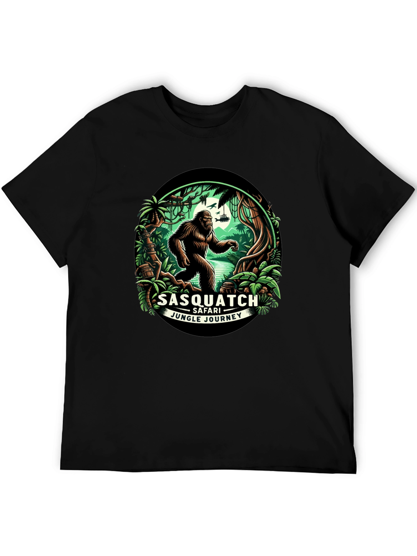 Sasquatch Safari T-Shirt - Jungle Adventure Tee