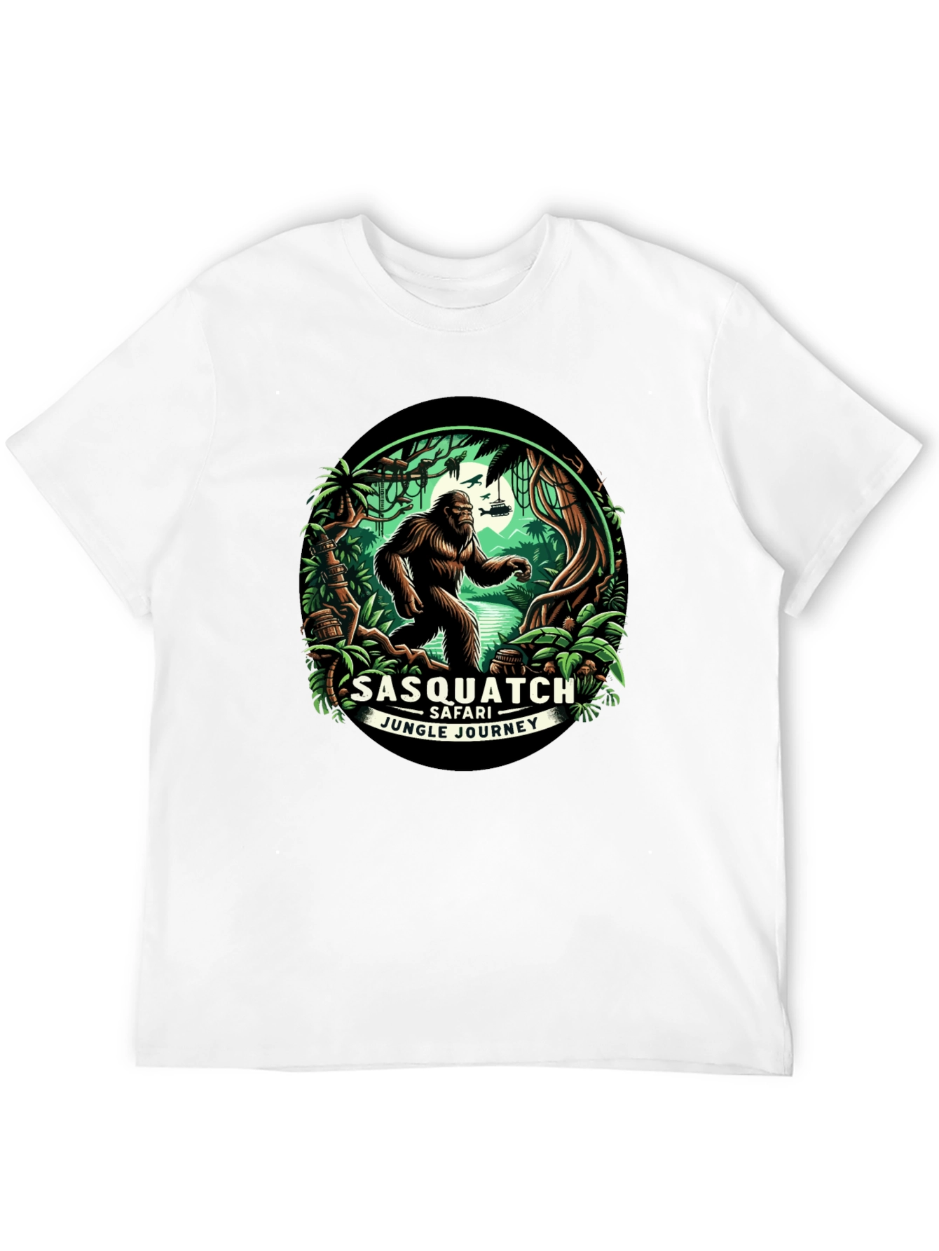 Sasquatch Safari T-Shirt - Jungle Adventure Tee