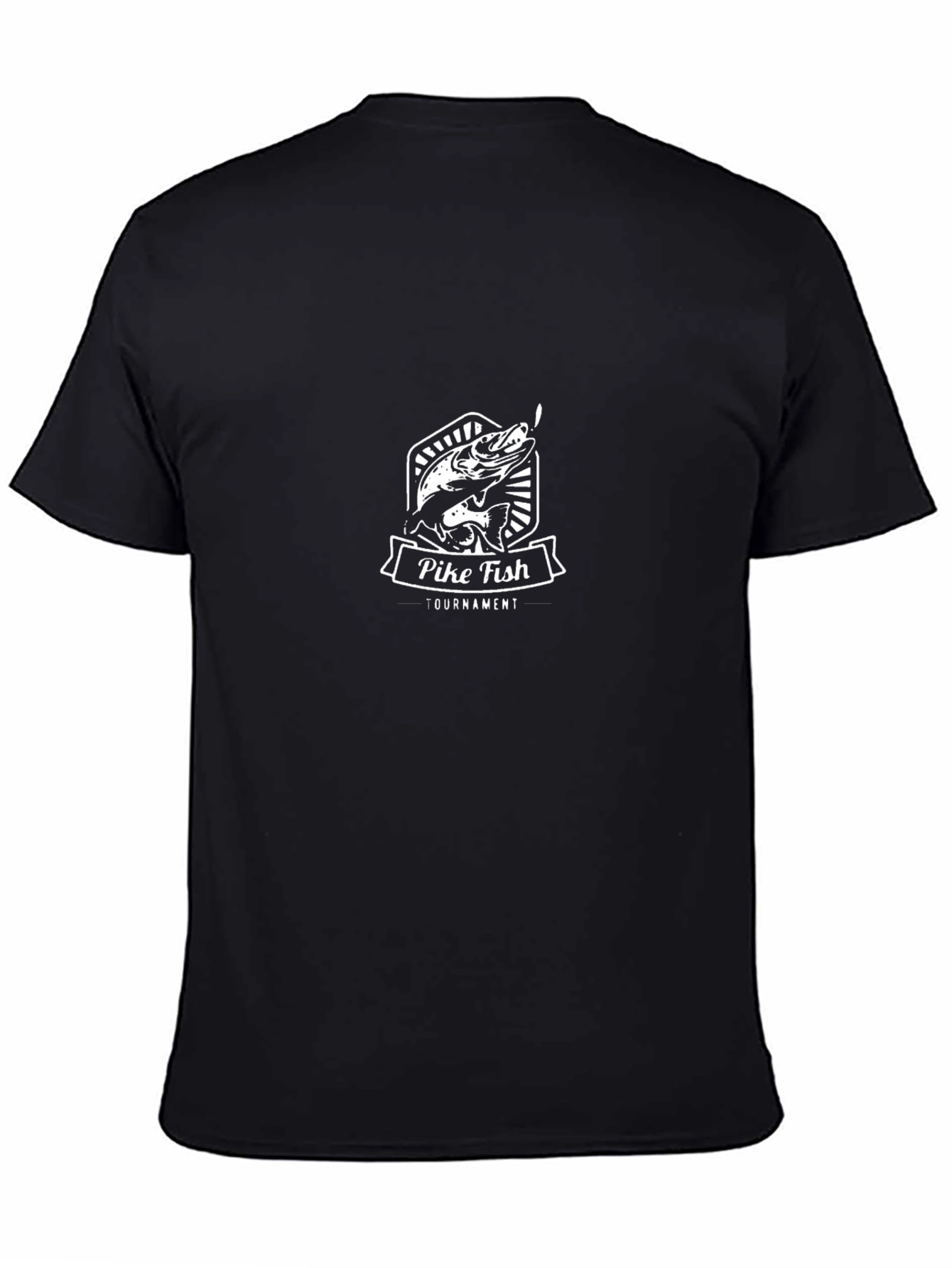 Pike Fish Tournament T-Shirt - Black