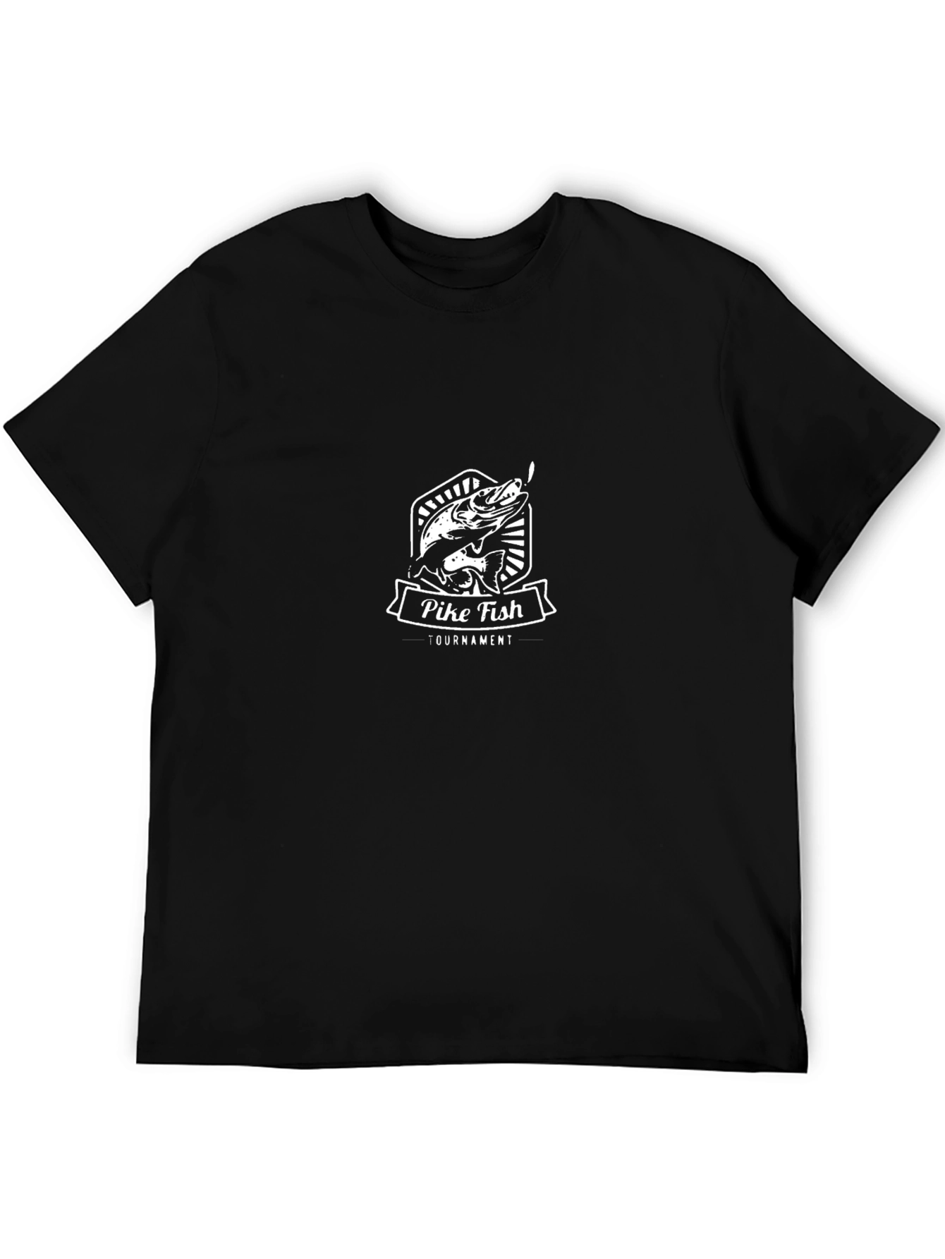 Pike Fish Tournament T-Shirt - Black
