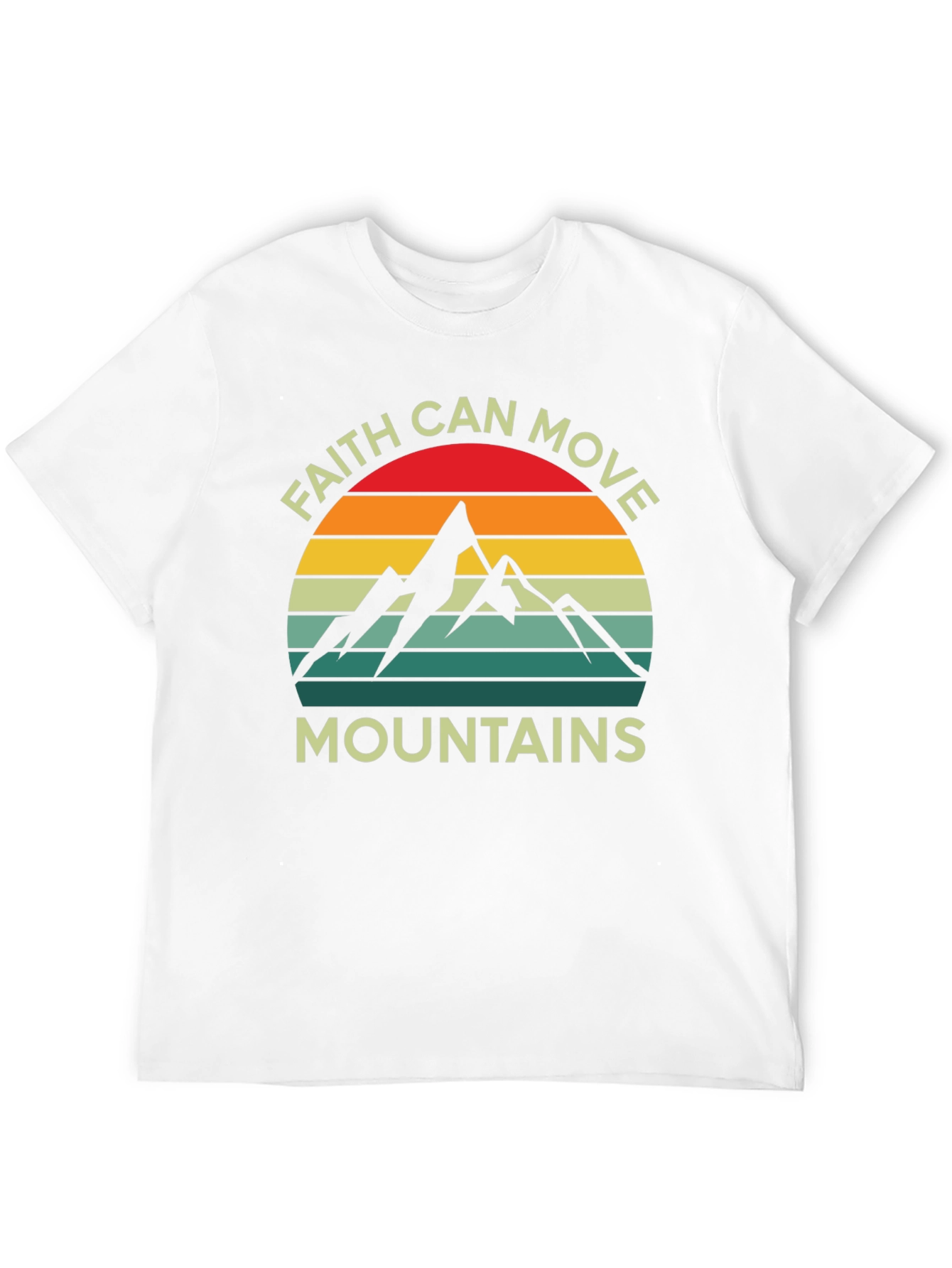 Faith Can Move Mountains Graphic T-Shirt