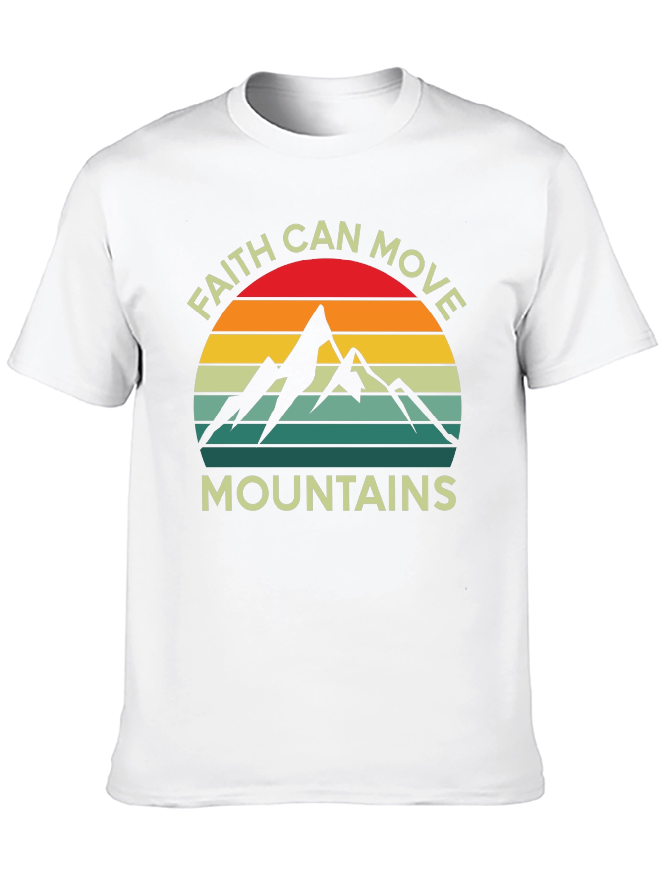 Faith Can Move Mountains Graphic T-Shirt