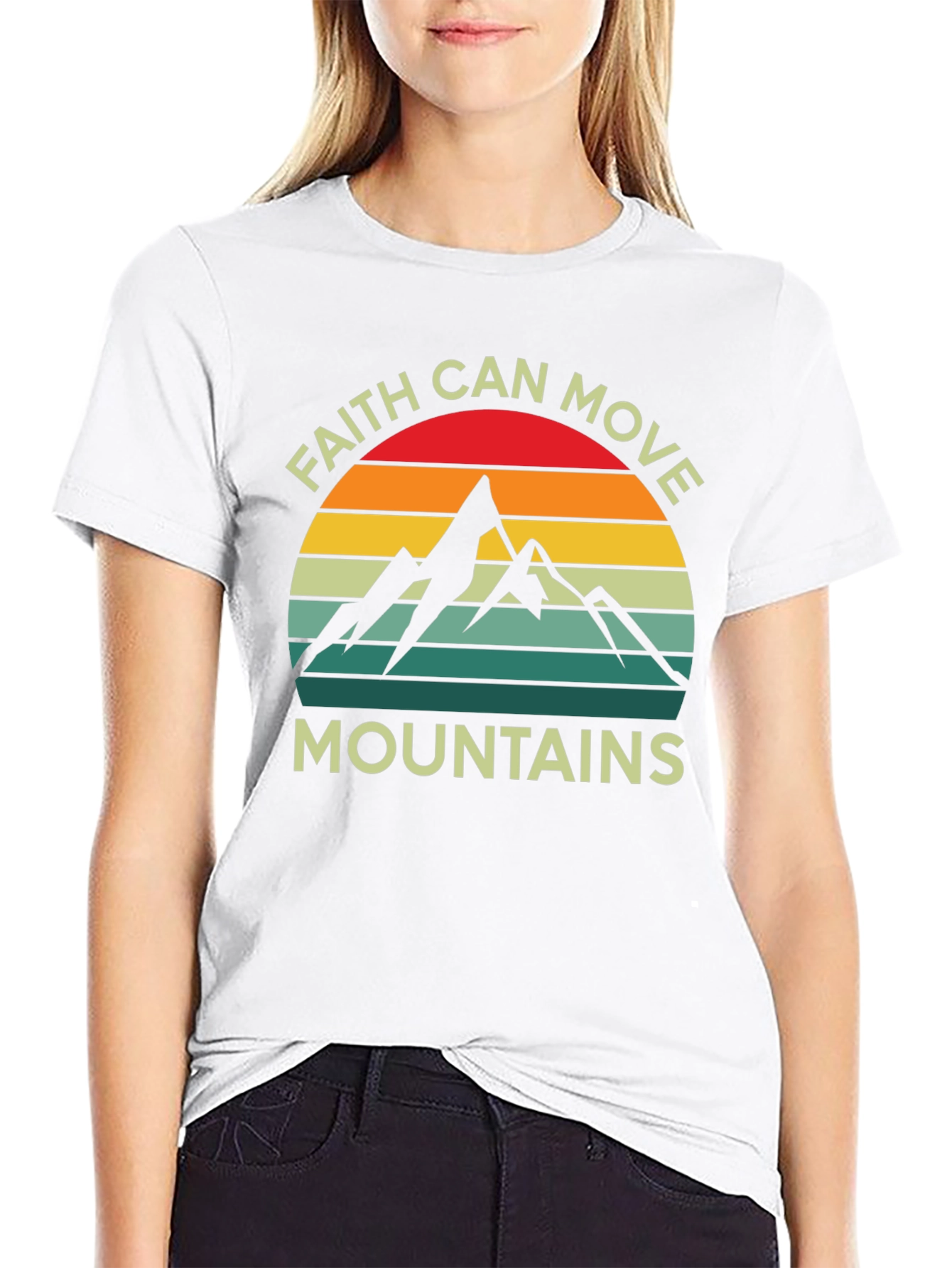 Faith Can Move Mountains Graphic T-Shirt