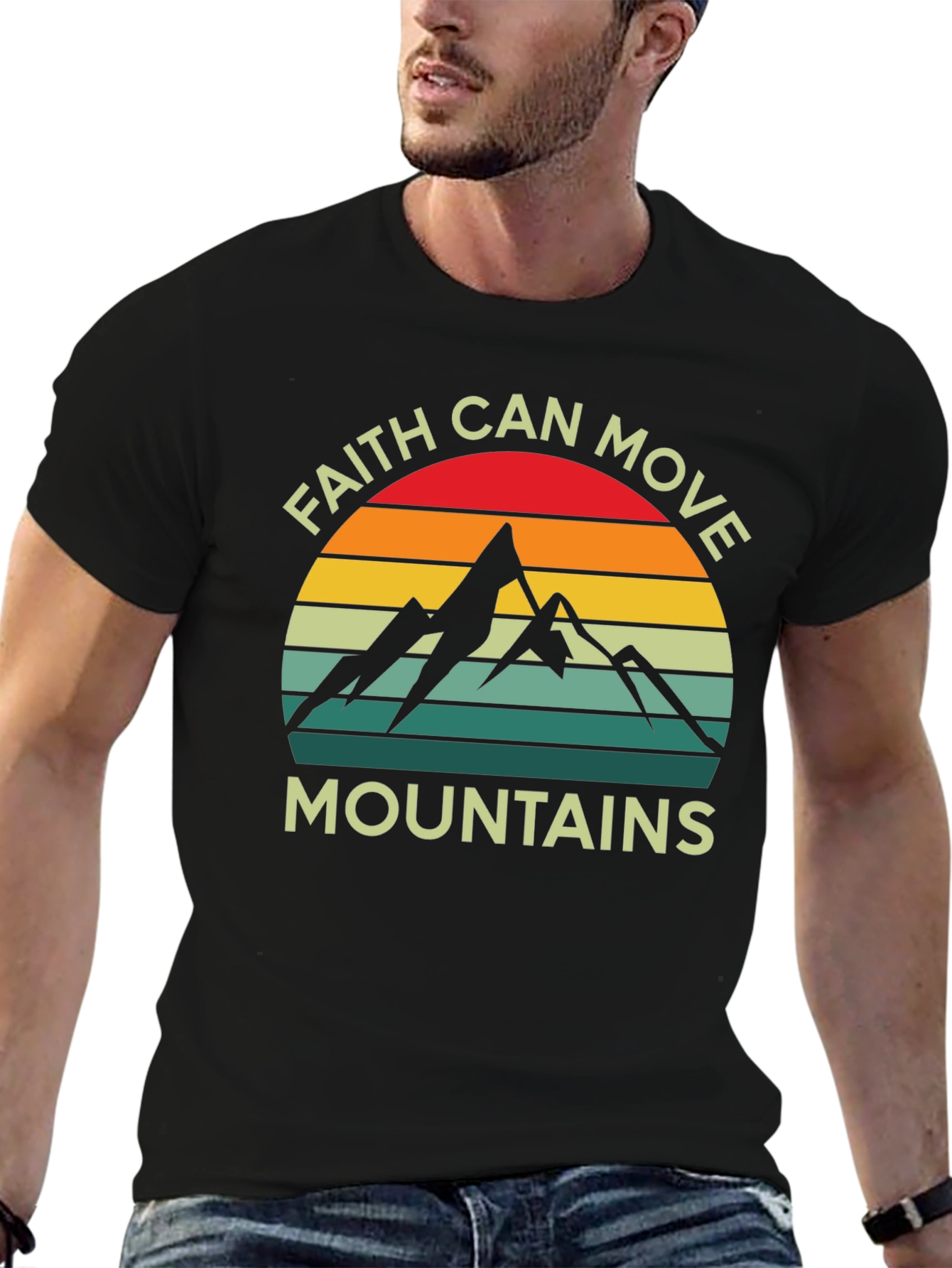 Faith Can Move Mountains Graphic T-Shirt