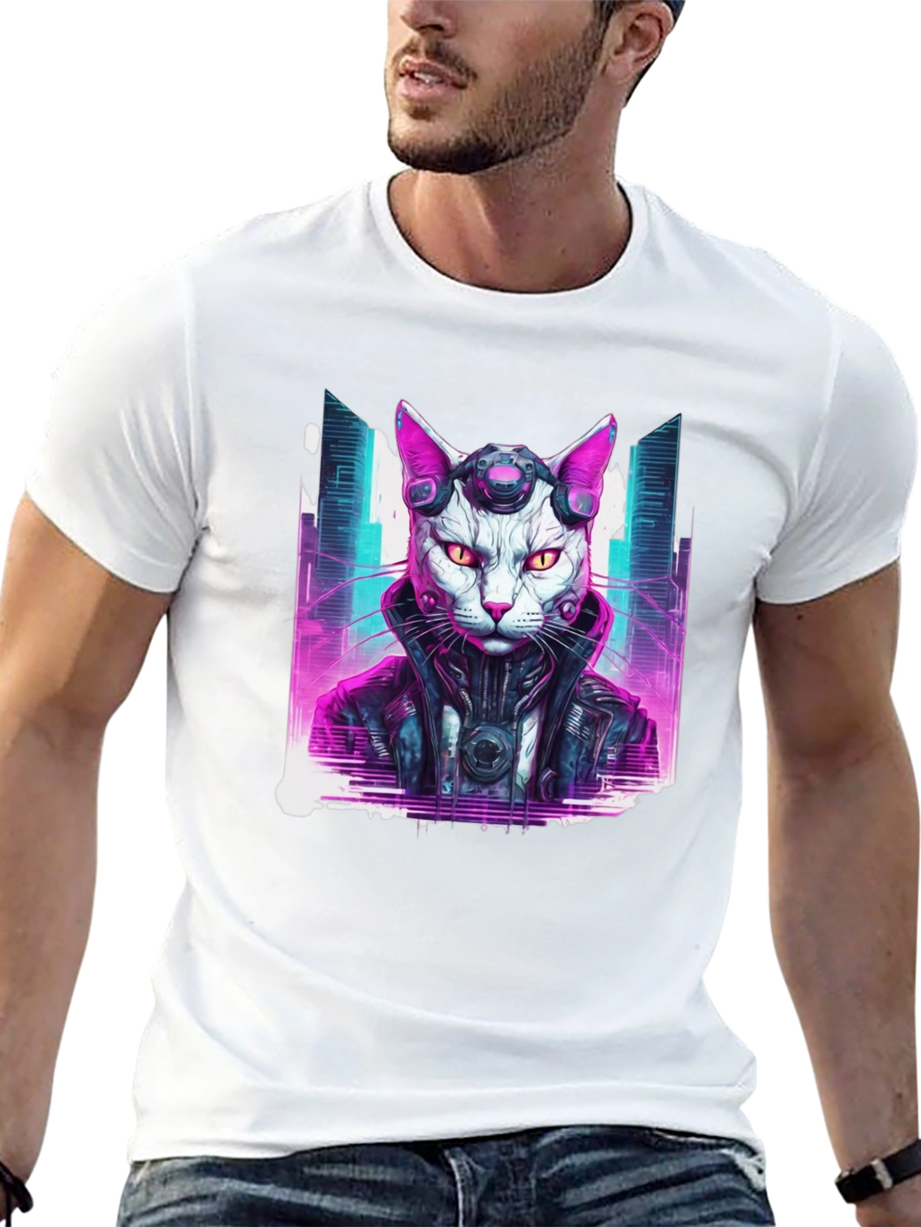 Cyberpunk Cat T-Shirt