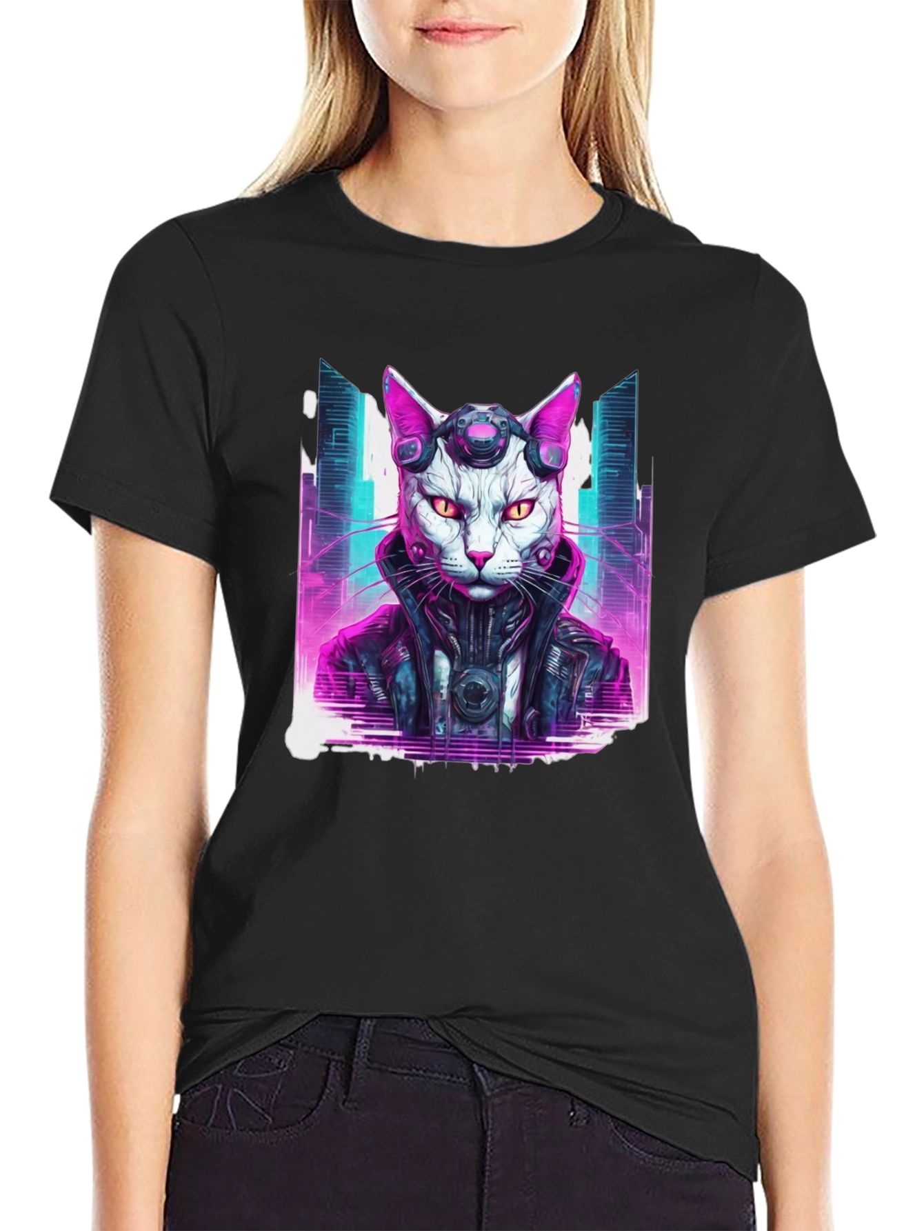 Cyberpunk Cat T-Shirt