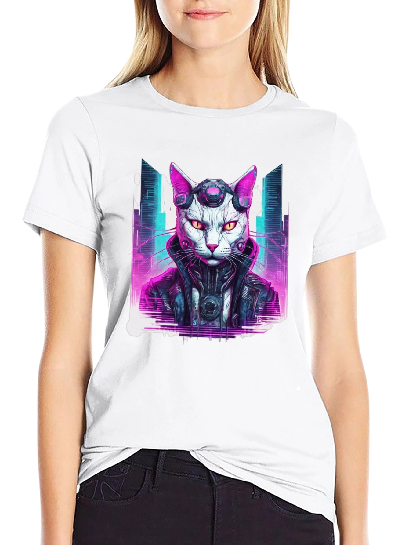 Cyberpunk Cat T-Shirt