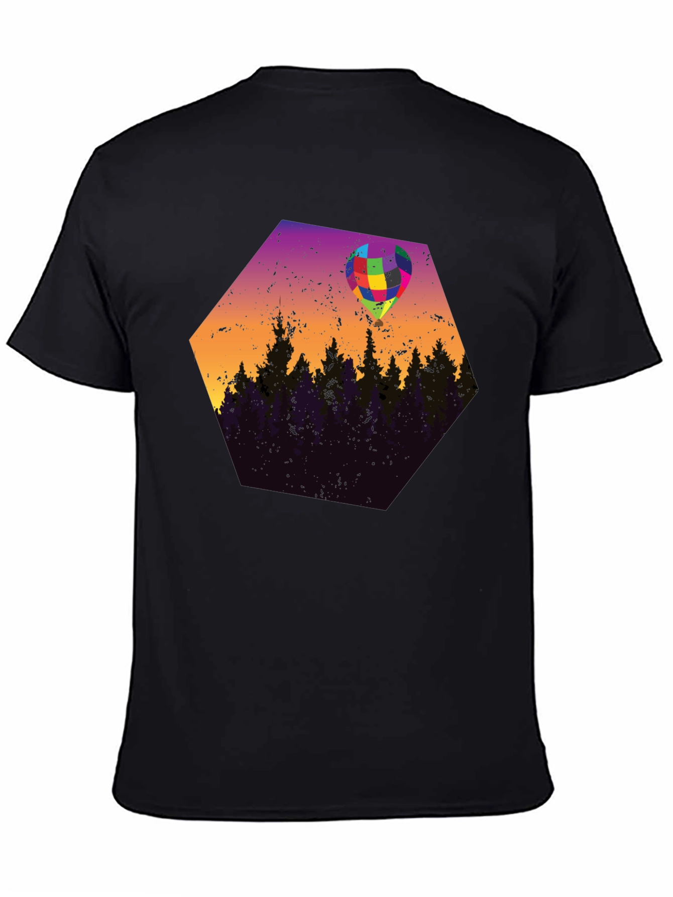 Abstract Balloon Forest Graphic Tee