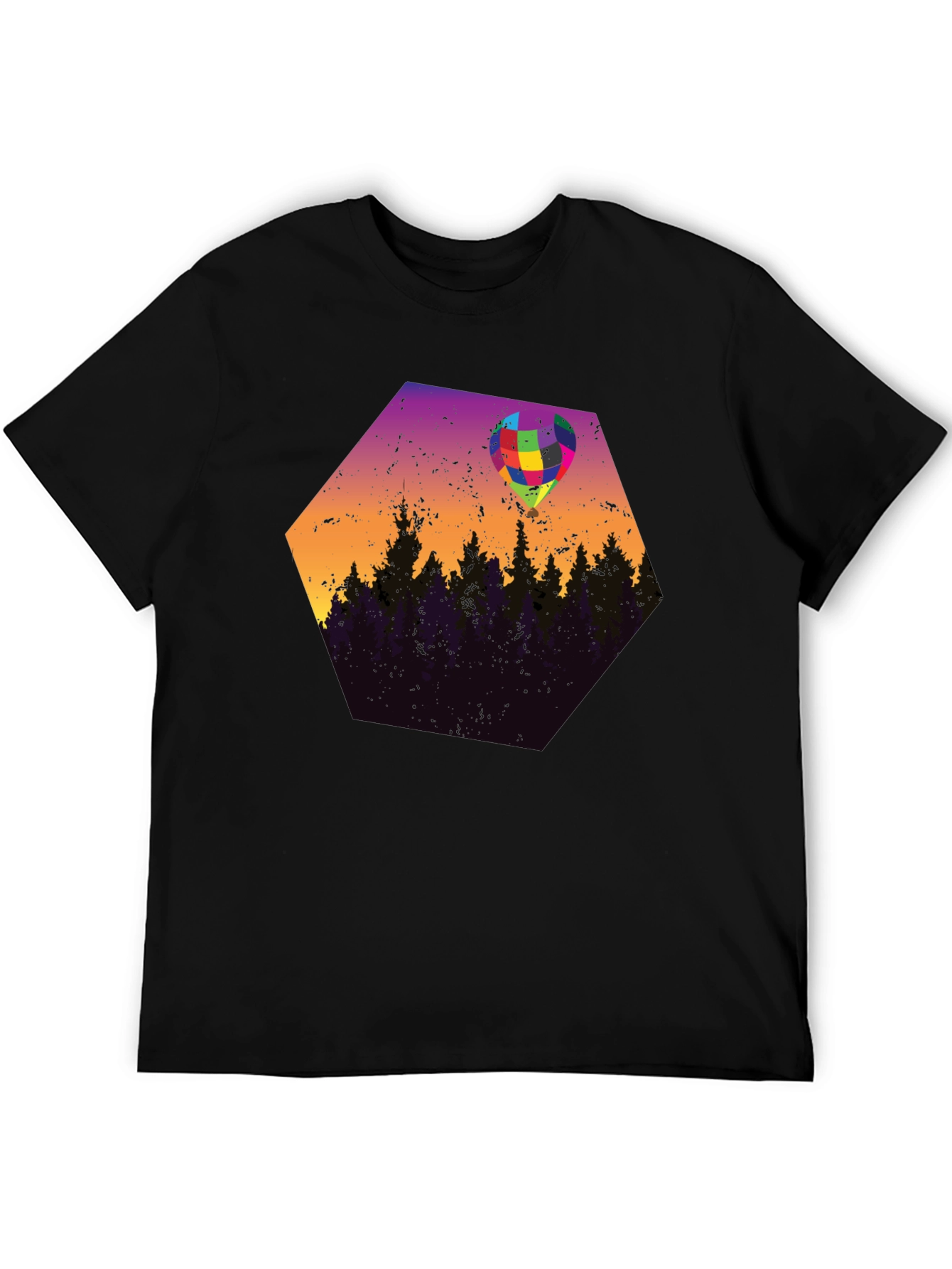 Abstract Balloon Forest Graphic Tee