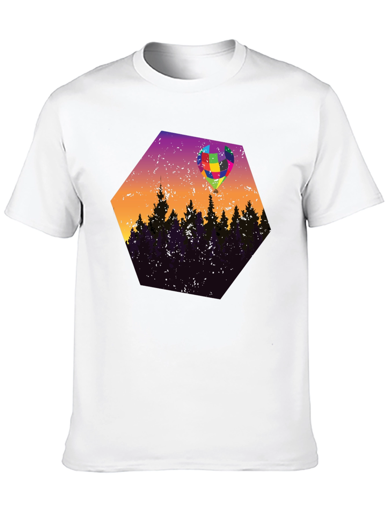 Abstract Balloon Forest Graphic Tee