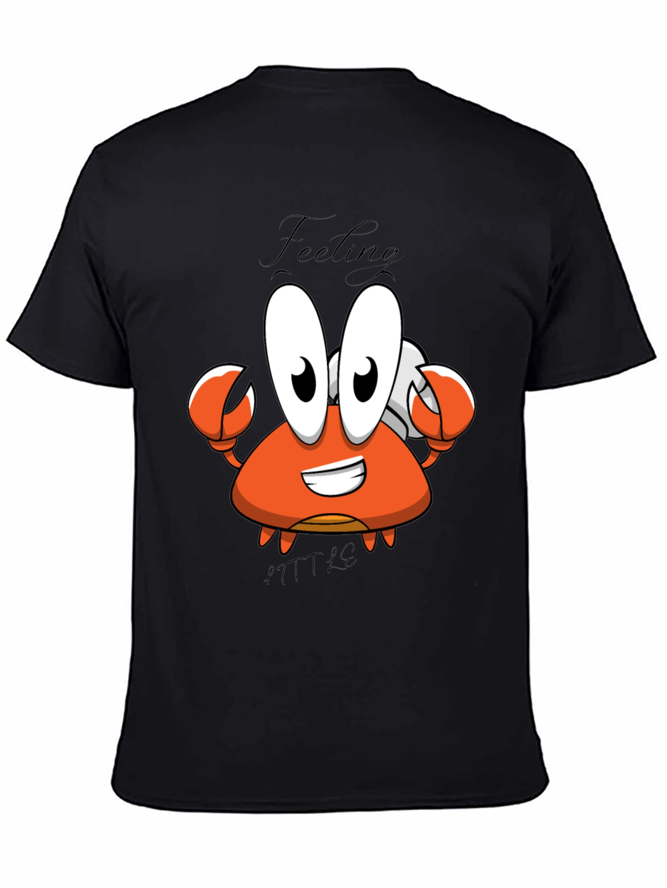 Feeling A Little Crabby T-Shirt - Cartoon Crab Tee
