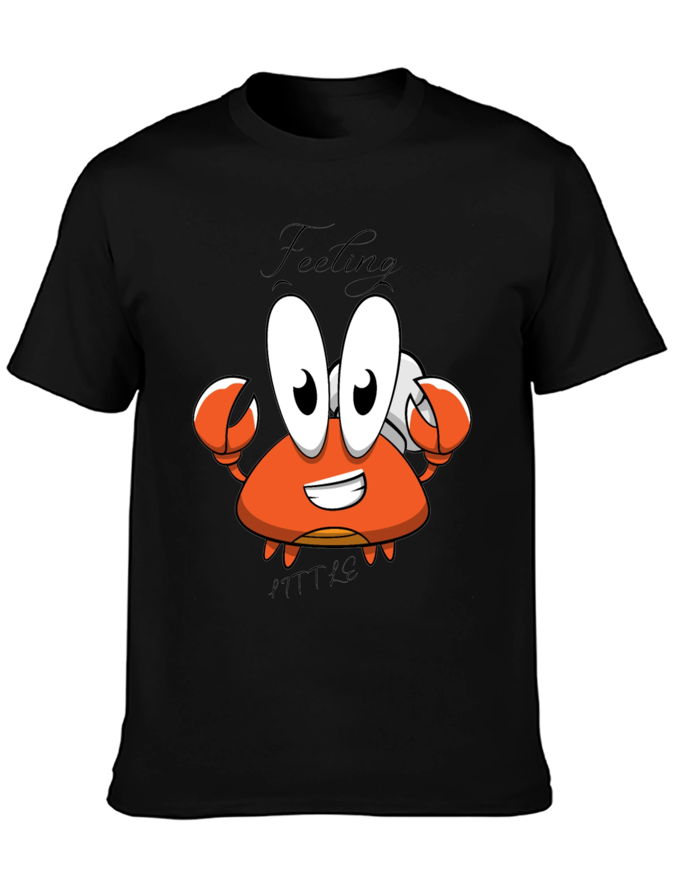 Feeling A Little Crabby T-Shirt - Cartoon Crab Tee