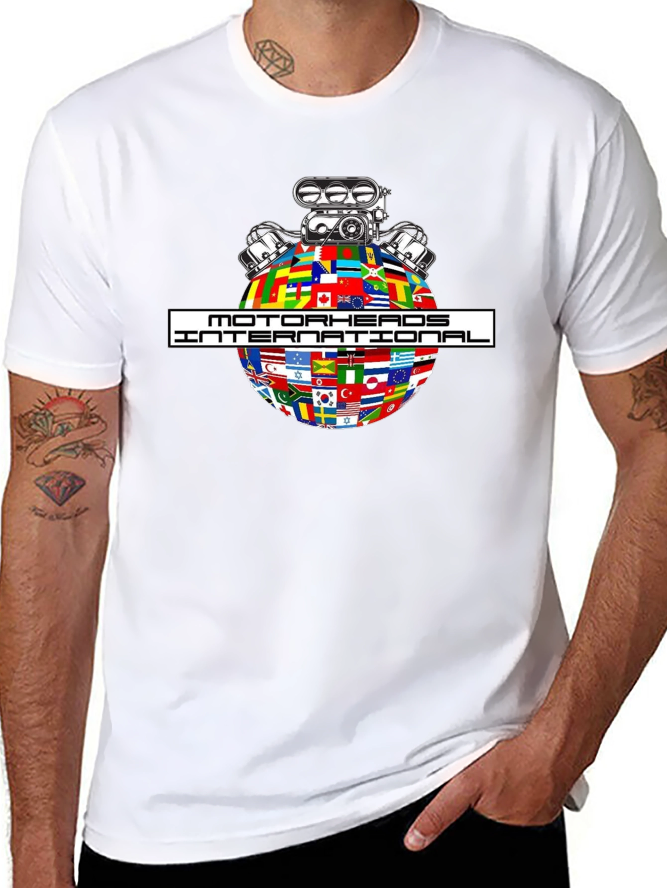 Motorheads International Graphic Tee