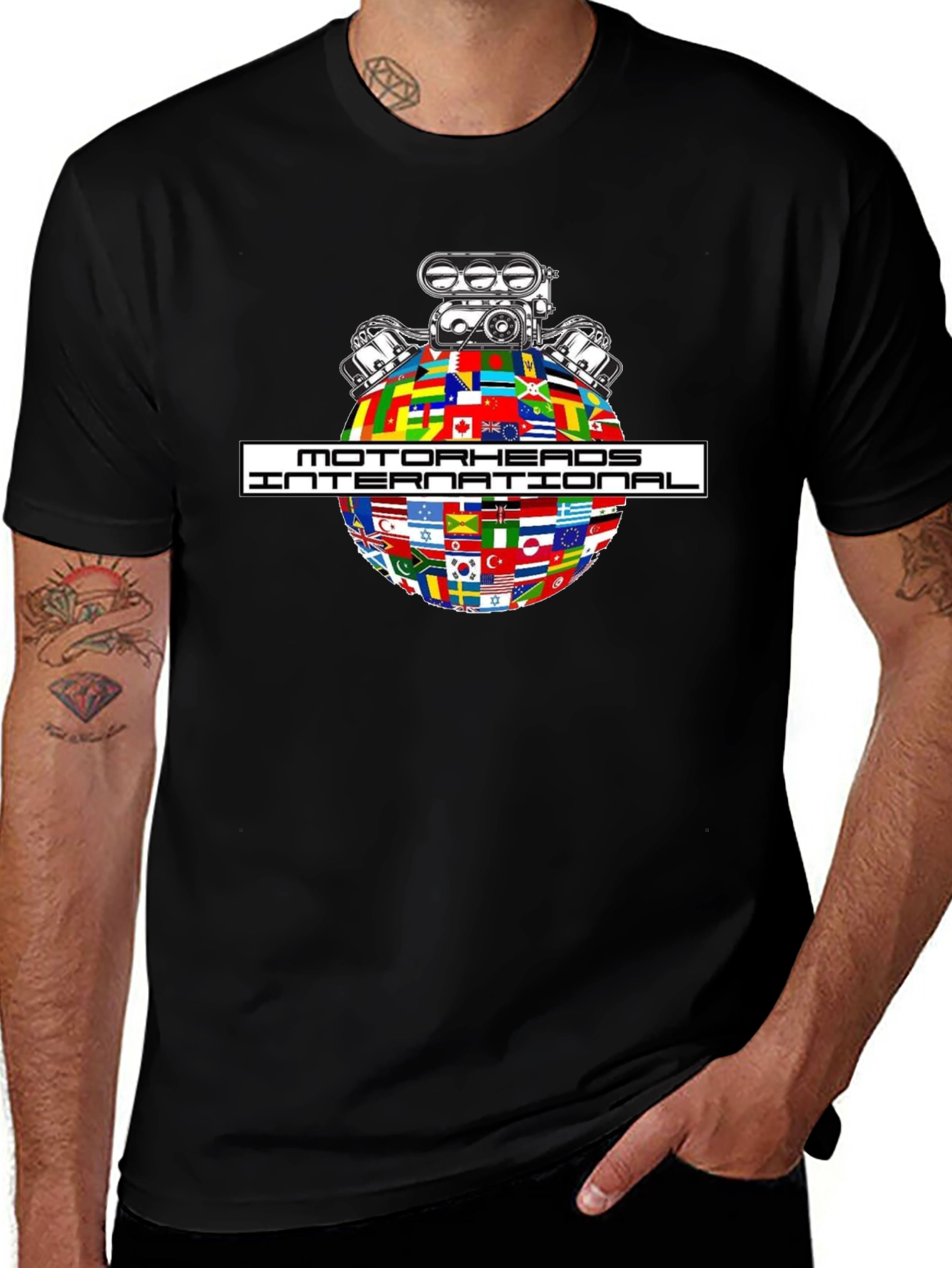 Motorheads International Graphic Tee
