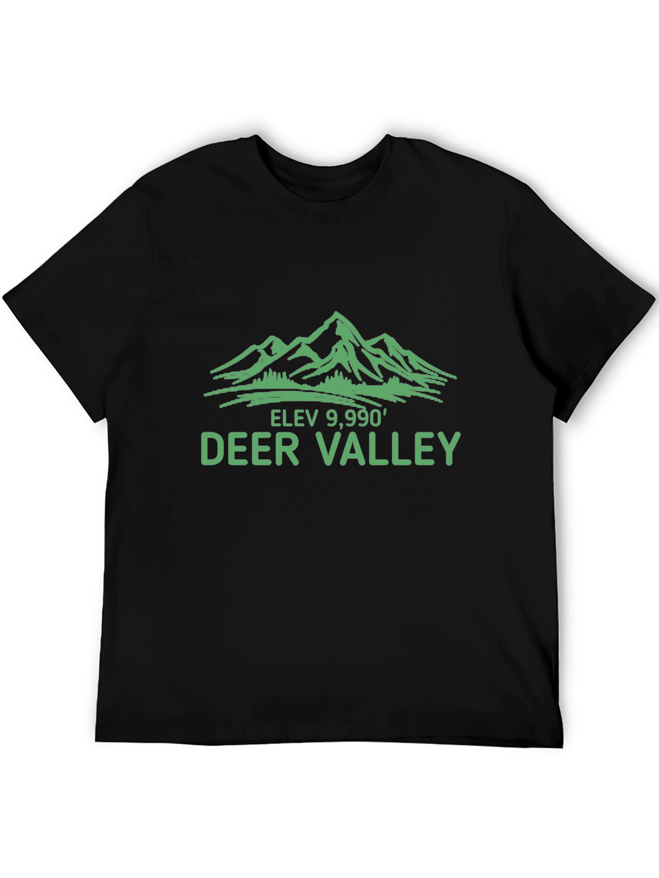 Deer Valley Elevation T-Shirt - Mountain Graphic Tee