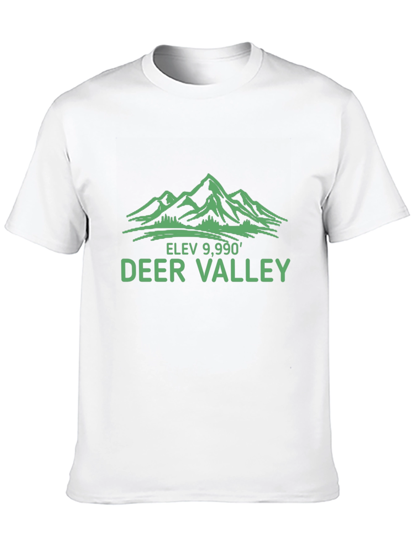 Deer Valley Elevation T-Shirt - Mountain Graphic Tee