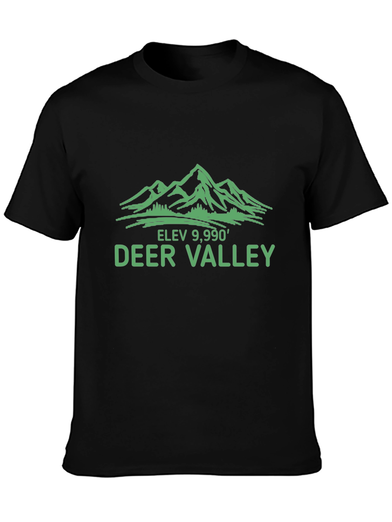 Deer Valley Elevation T-Shirt - Mountain Graphic Tee