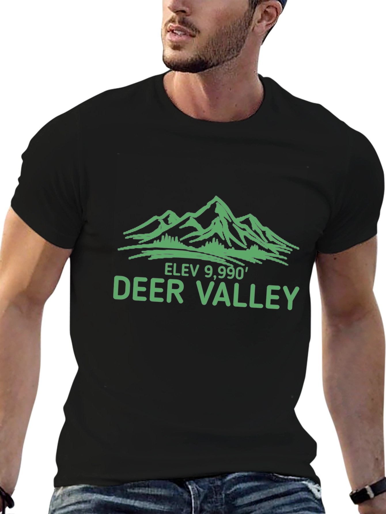 Deer Valley Elevation T-Shirt - Mountain Graphic Tee