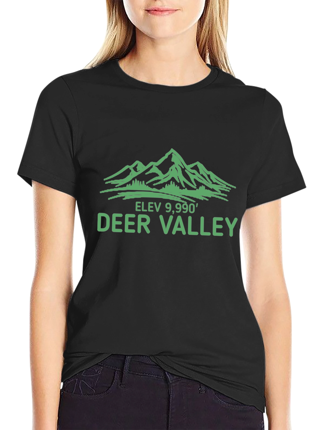 Deer Valley Elevation T-Shirt - Mountain Graphic Tee